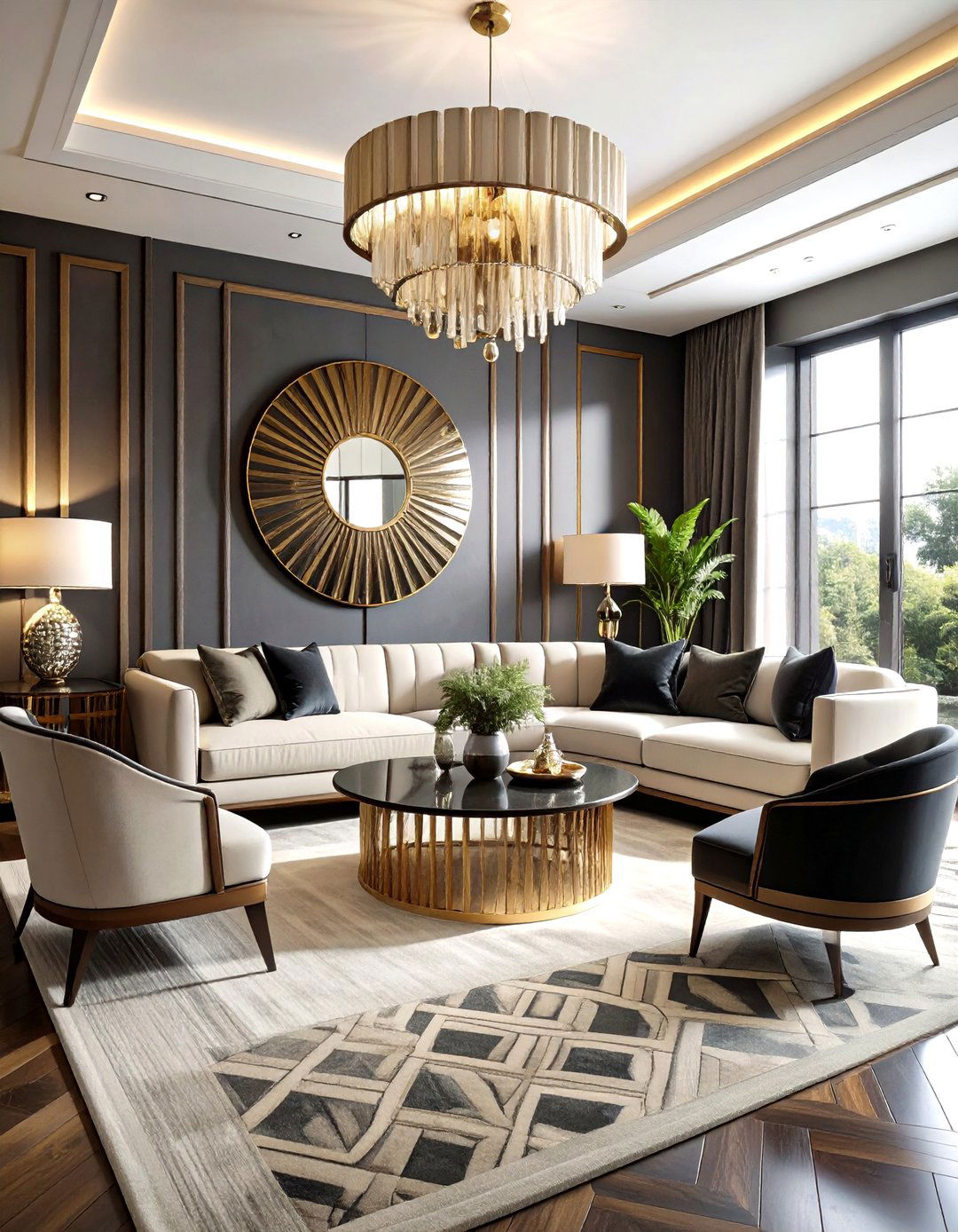 The Art Deco Living Room Sanctuary - 30 1930s interior design ideas
