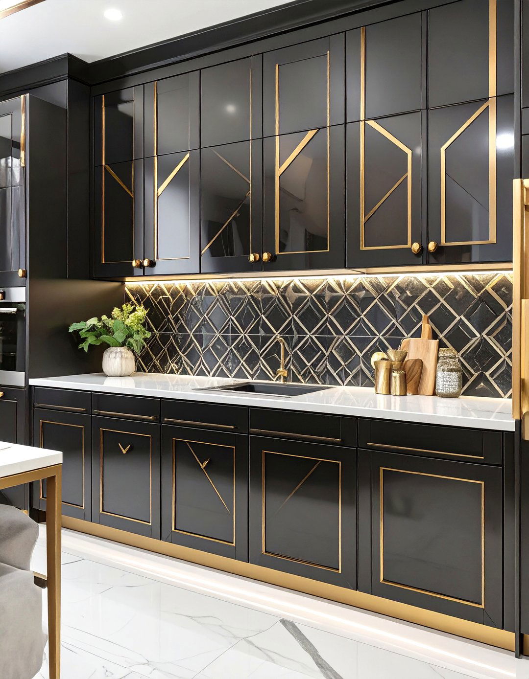 The Art Deco Pantry - 30 butlers pantry walk in pantry ideas