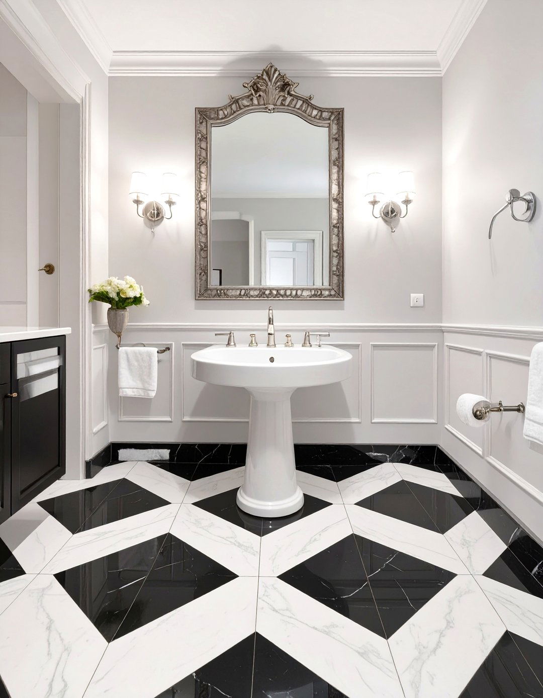 The Art Deco Revival Bathroom - 30 interior design project manager ideas
