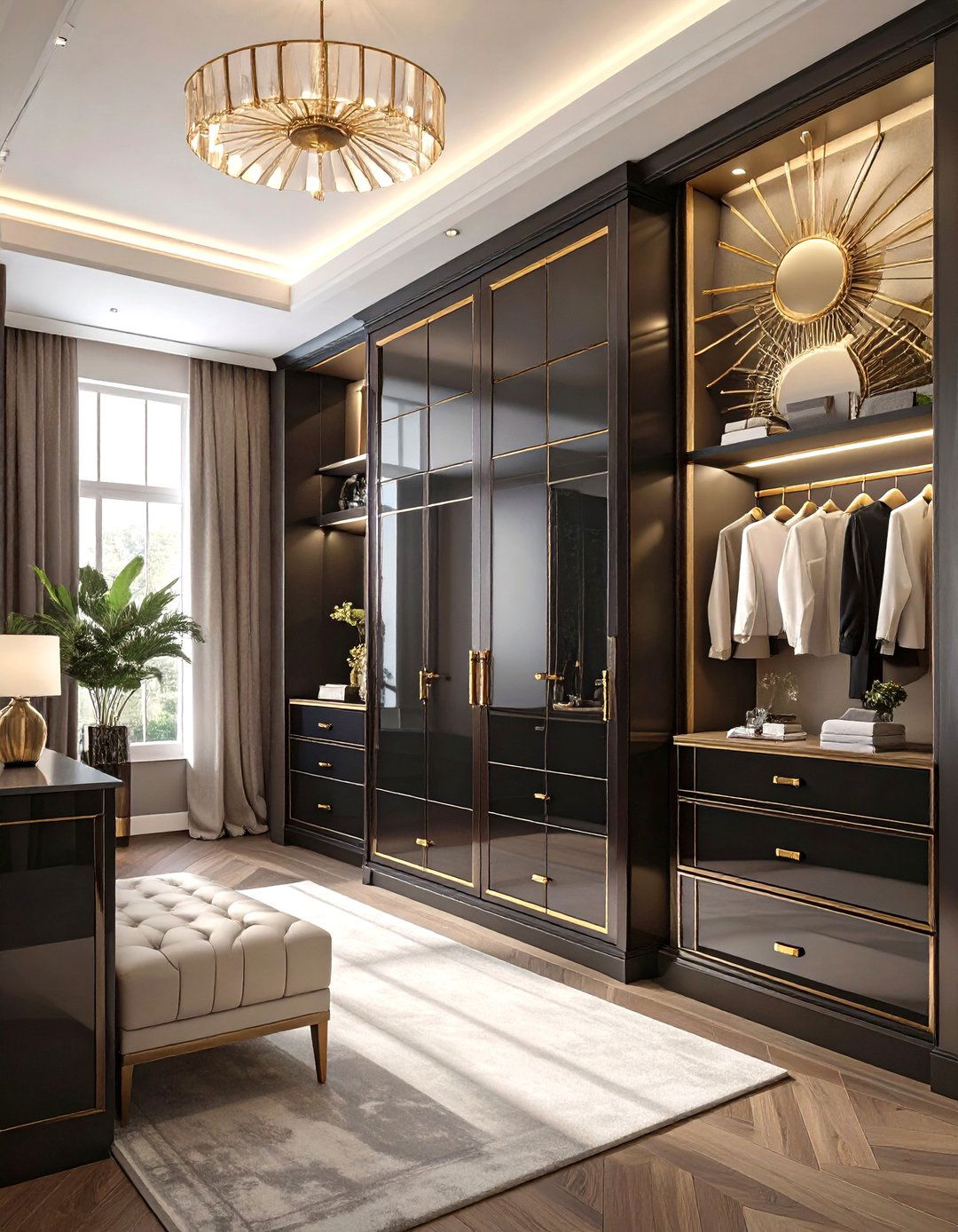 The Art Deco Revival Closet - 30 design your own closet ideas