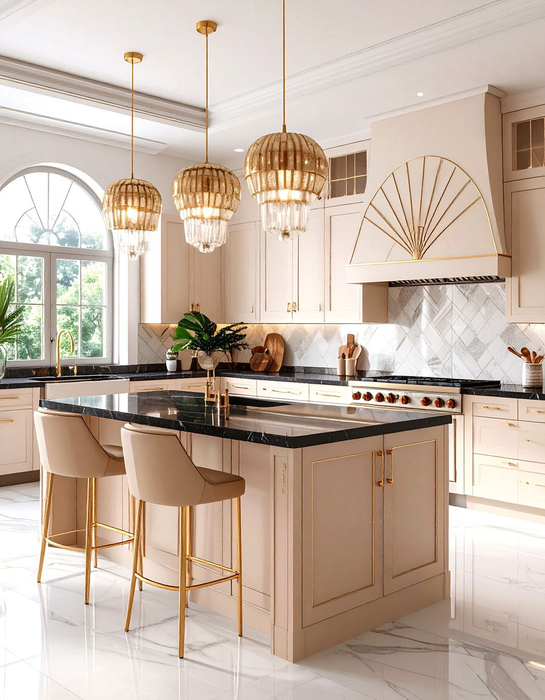 The Art Deco Revival Kitchen - 30 kitchen trends 2023 2025