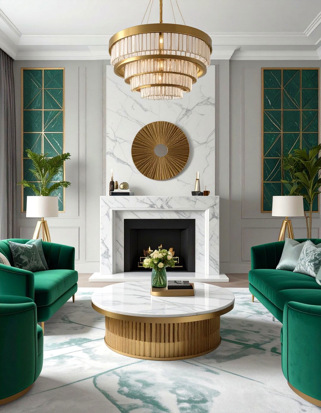 The Art Deco Revival Living Room - 30 home design games ideas