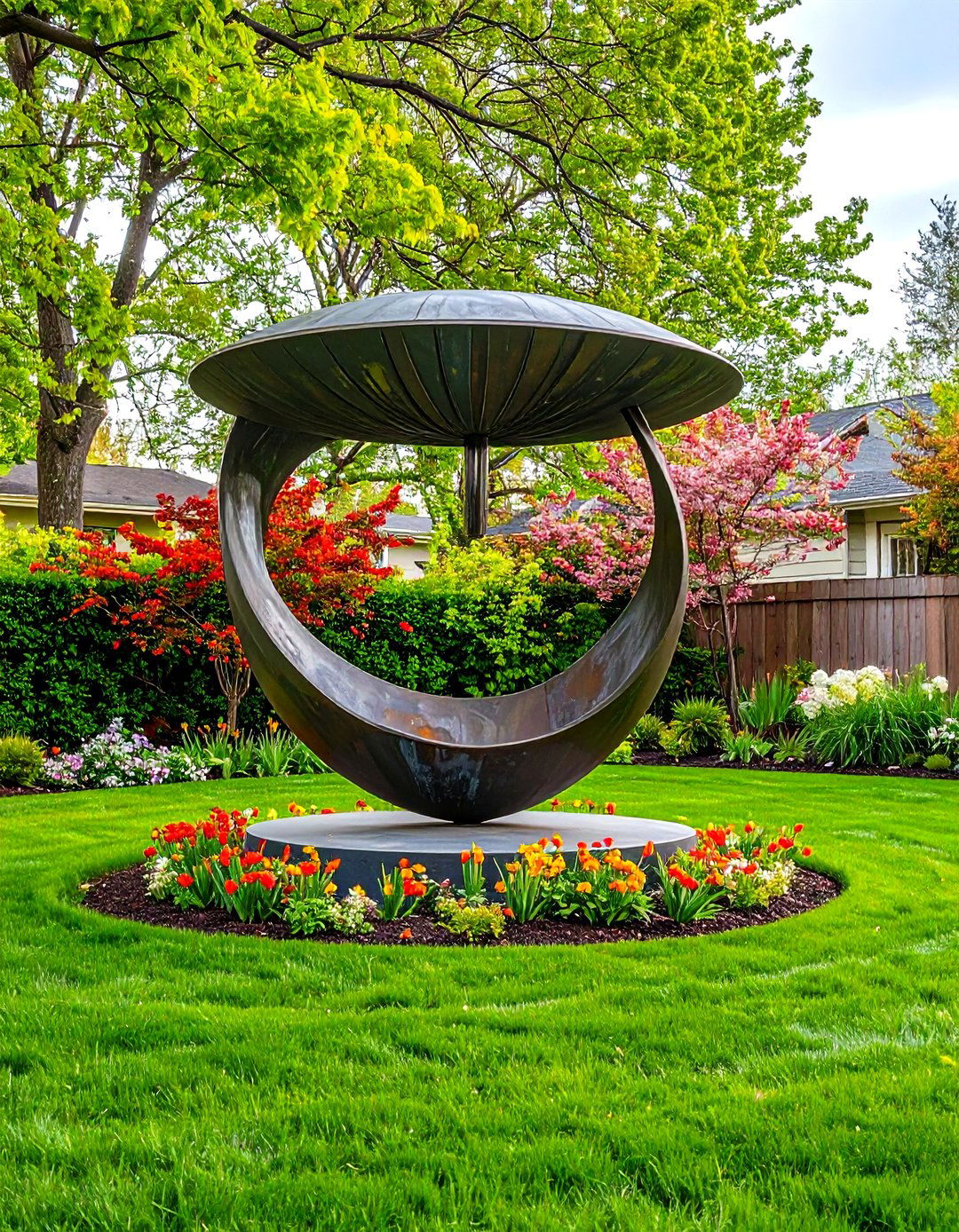 The Art Filled Sculpture Garden Front Yard - 30 landscaping ideas for front yards