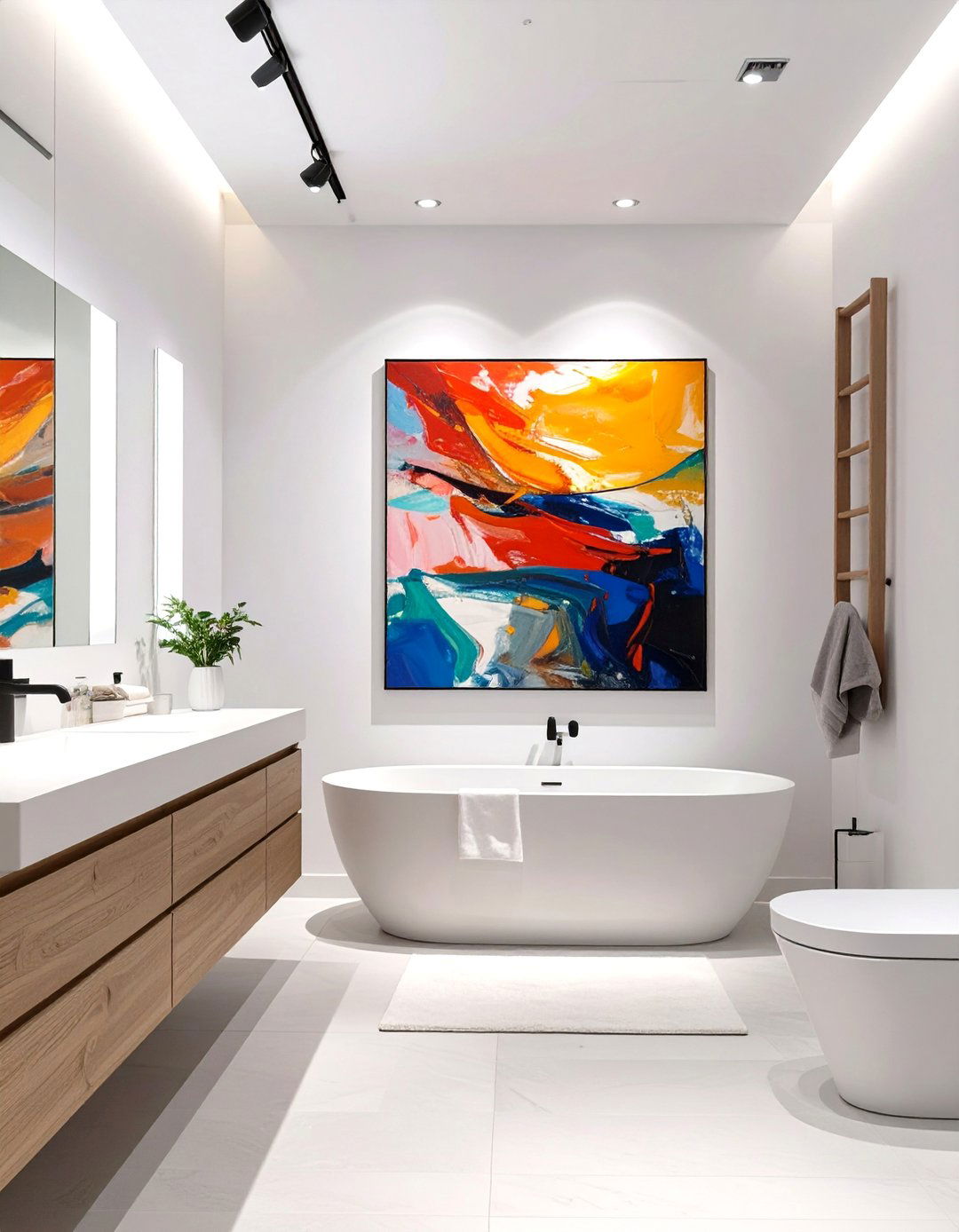 The Art Gallery Bathroom - 30 bathroom remodeling ideas