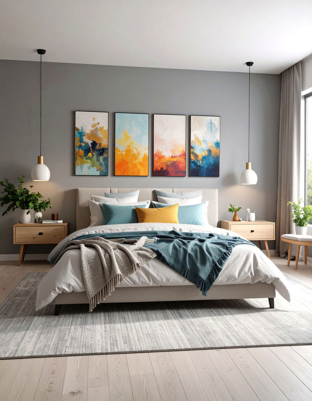 The Art Gallery Bedroom - 30 large master bedroom ideas