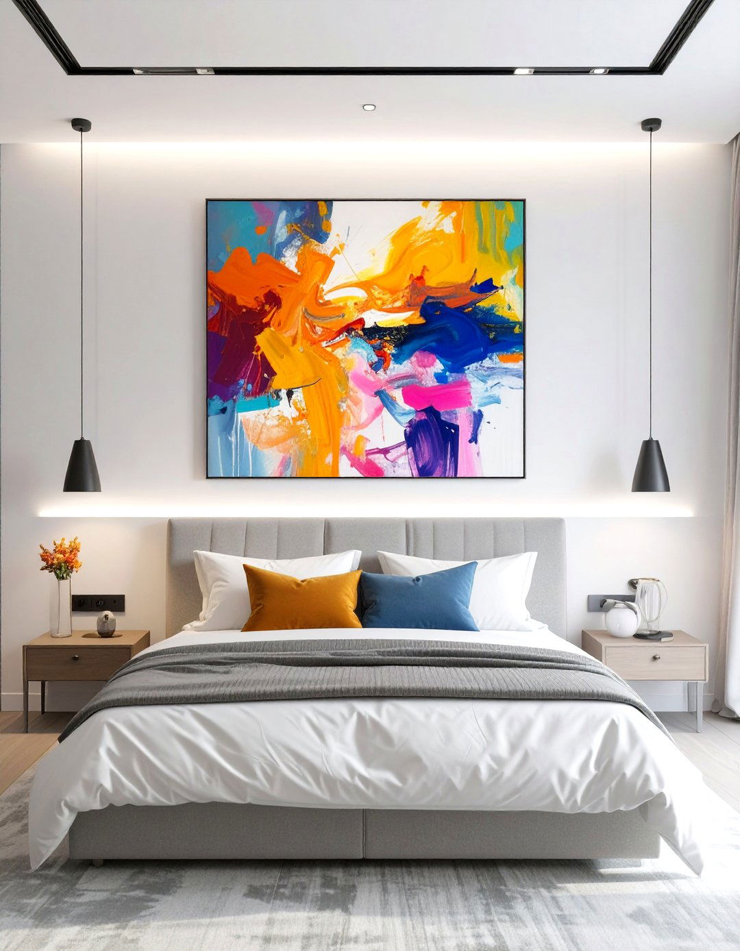 The Art Gallery Bedroom Retreat - 30 master modern luxury bedroom design ideas