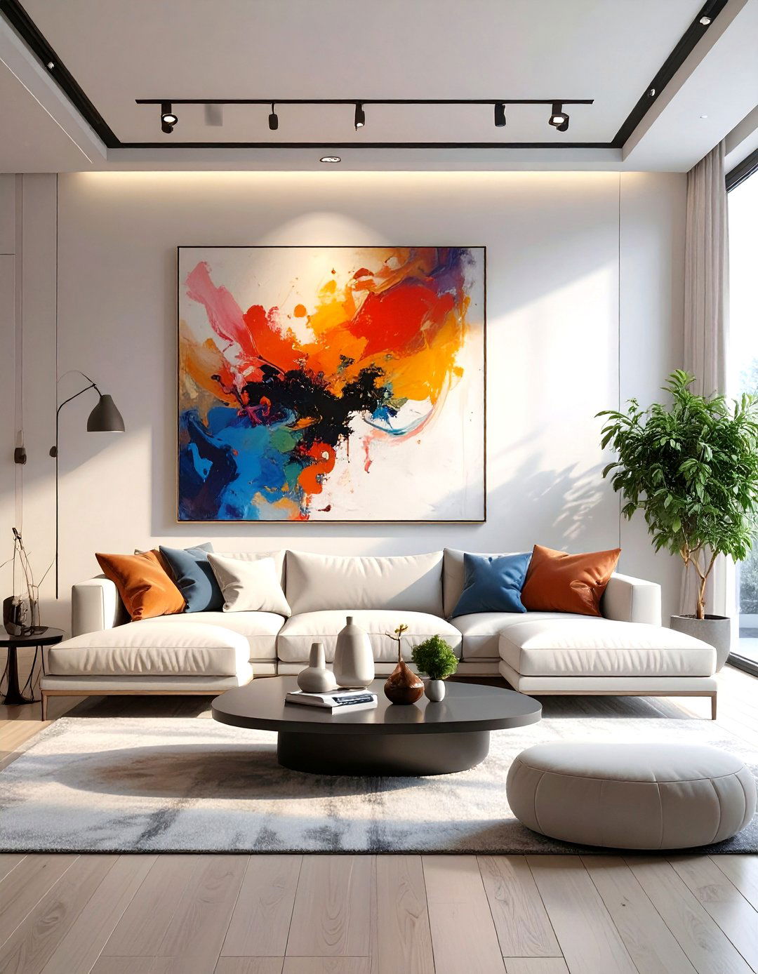 The Art Gallery Inspired Living Room - 30 minimalist living room ideas