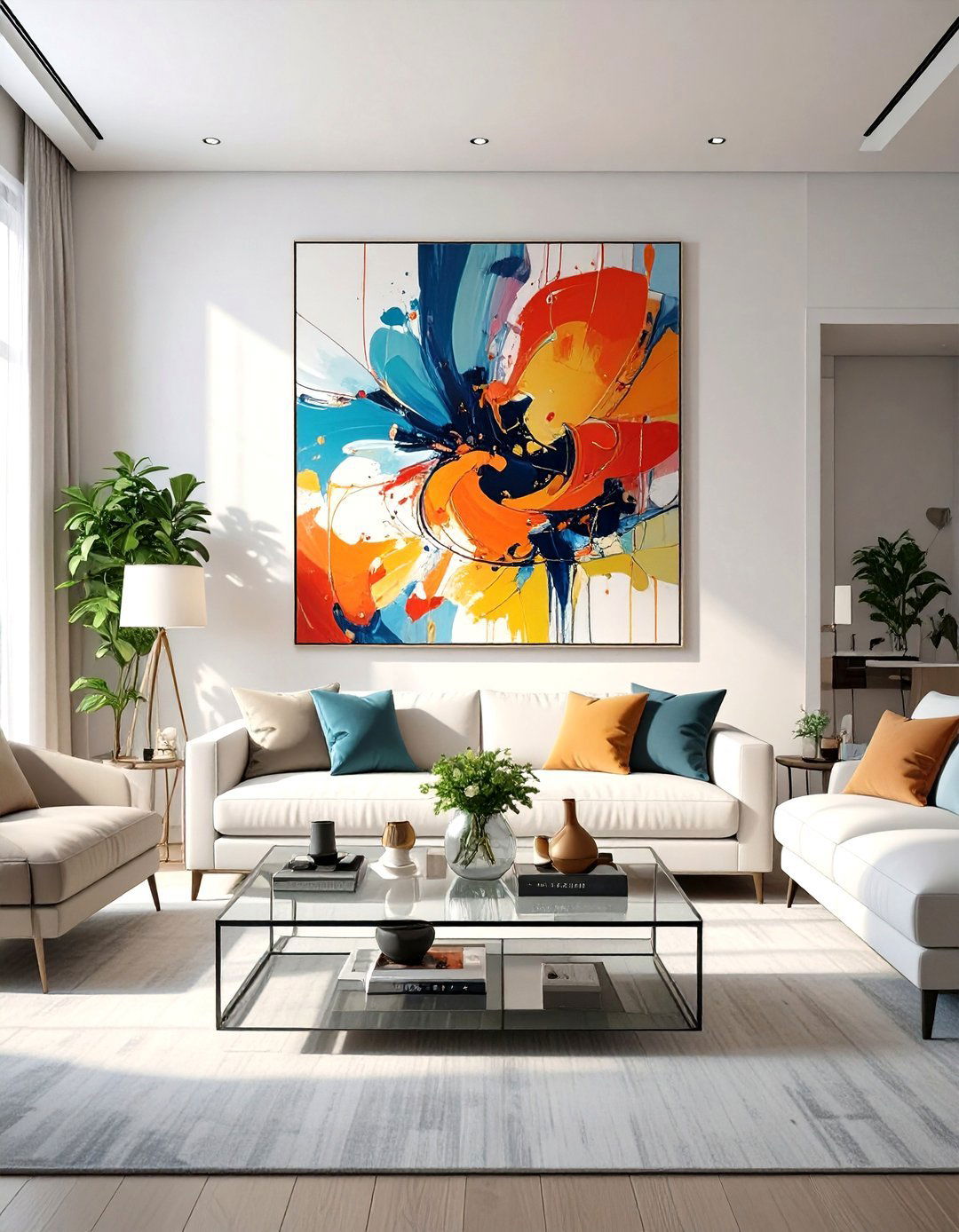 The Art Gallery Living Room - 30 modern small living room ideas