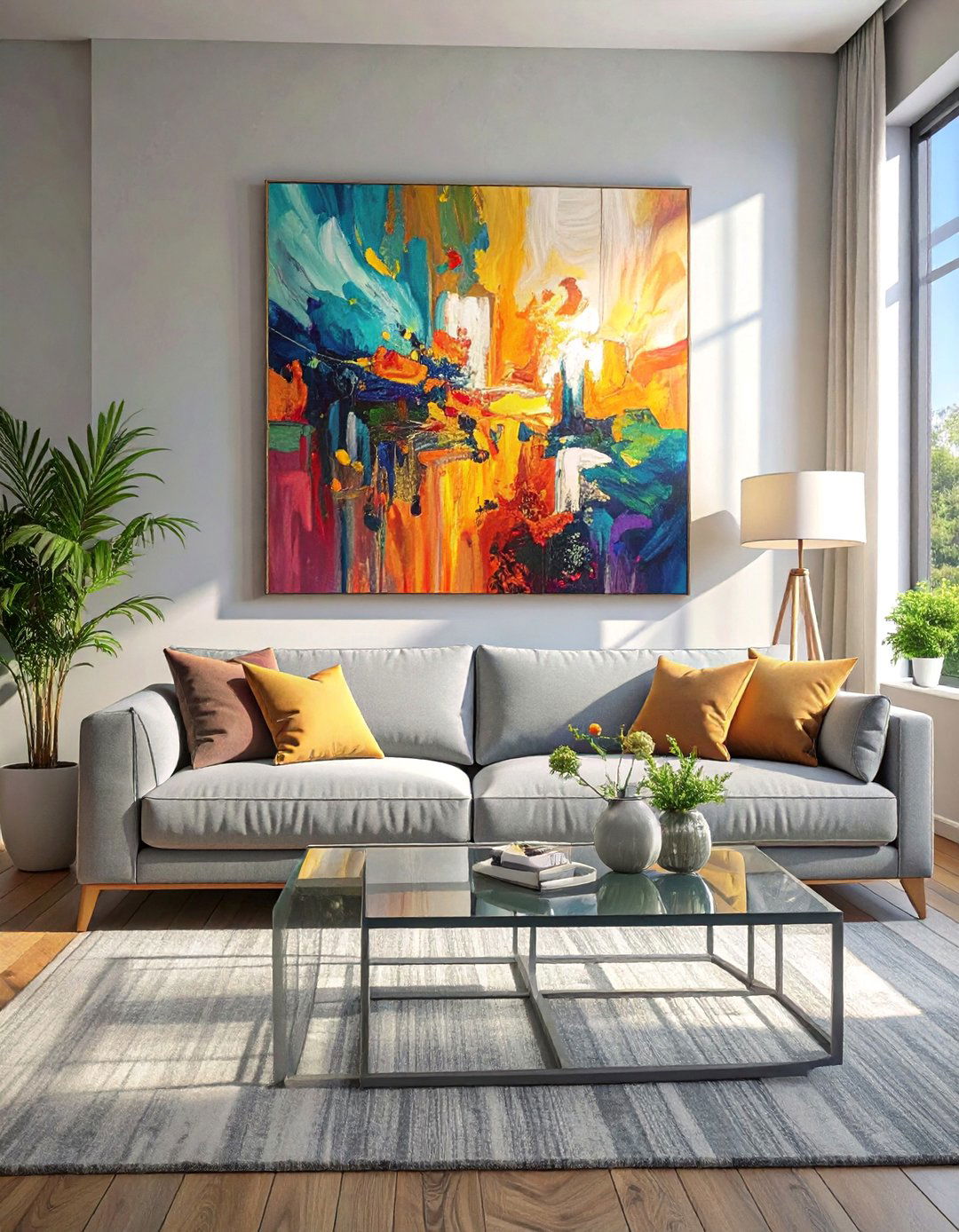 The Art Gallery Minimalist Living Room - 30 ai minimalist living room ideas