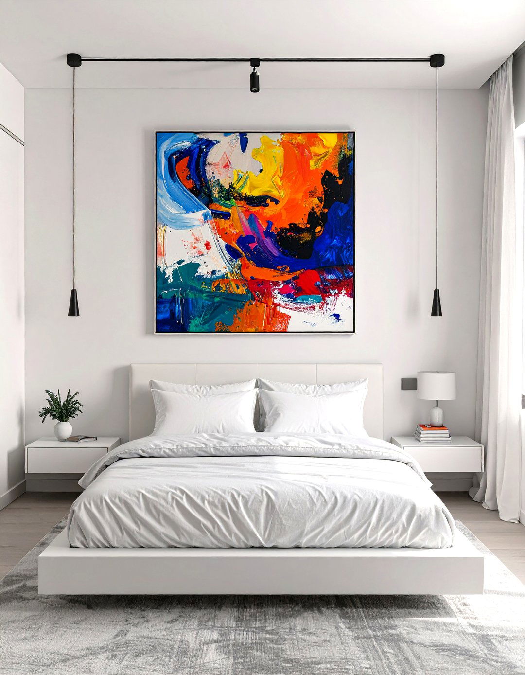 The Art Gallery White Bedroom - 30 modern white bedroom ideas