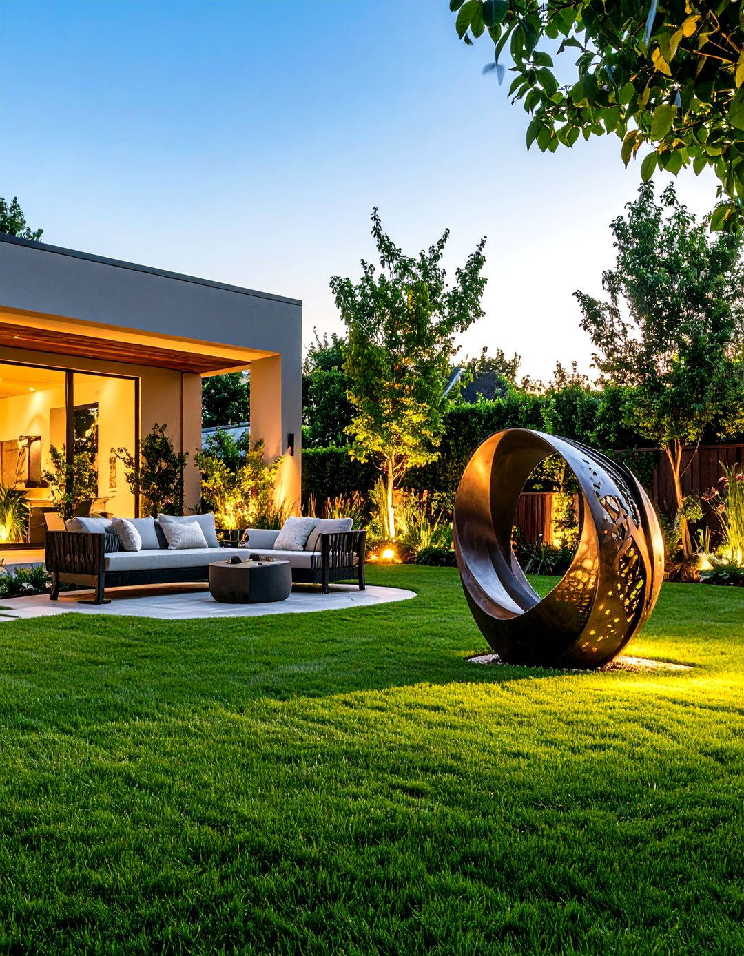 The Art Inspired Sculpture Garden Front Yard - 30 front yard landscape ideas