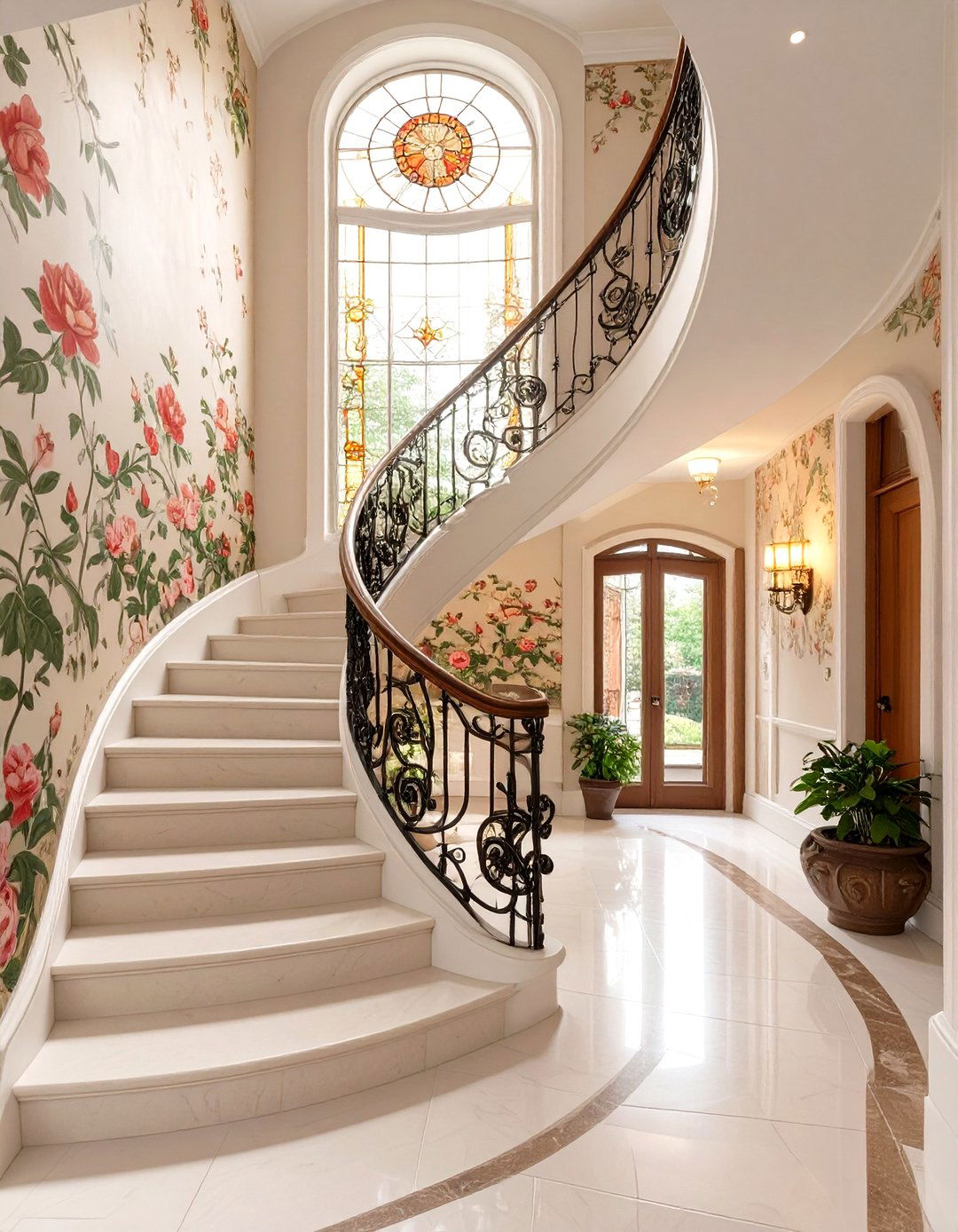 The Art Nouveau Entryway - 30 interior design games ideas