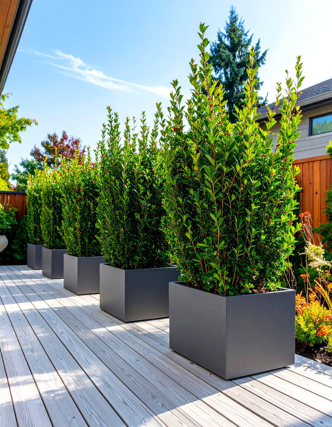The Art of Strategic Container Gardening - 30 backyard privacy ideas