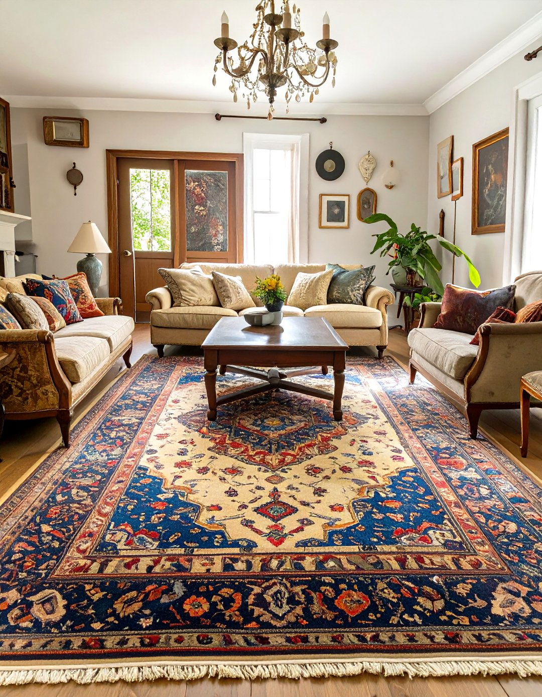 The Art of the Well Worn Persian Rug - 30 old money interior design ideas