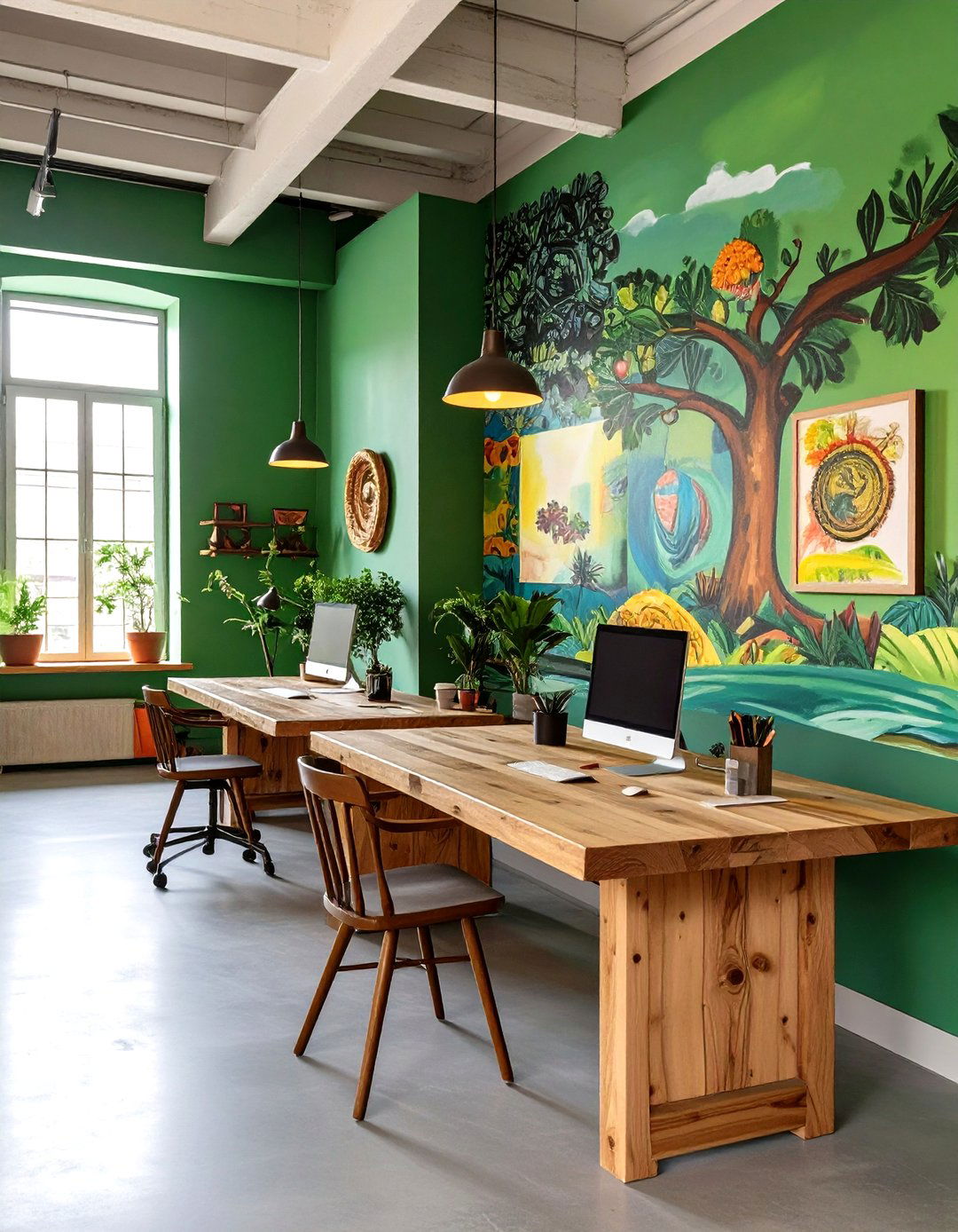 The Artisan Craftsmanship Office - 30 green office ideas