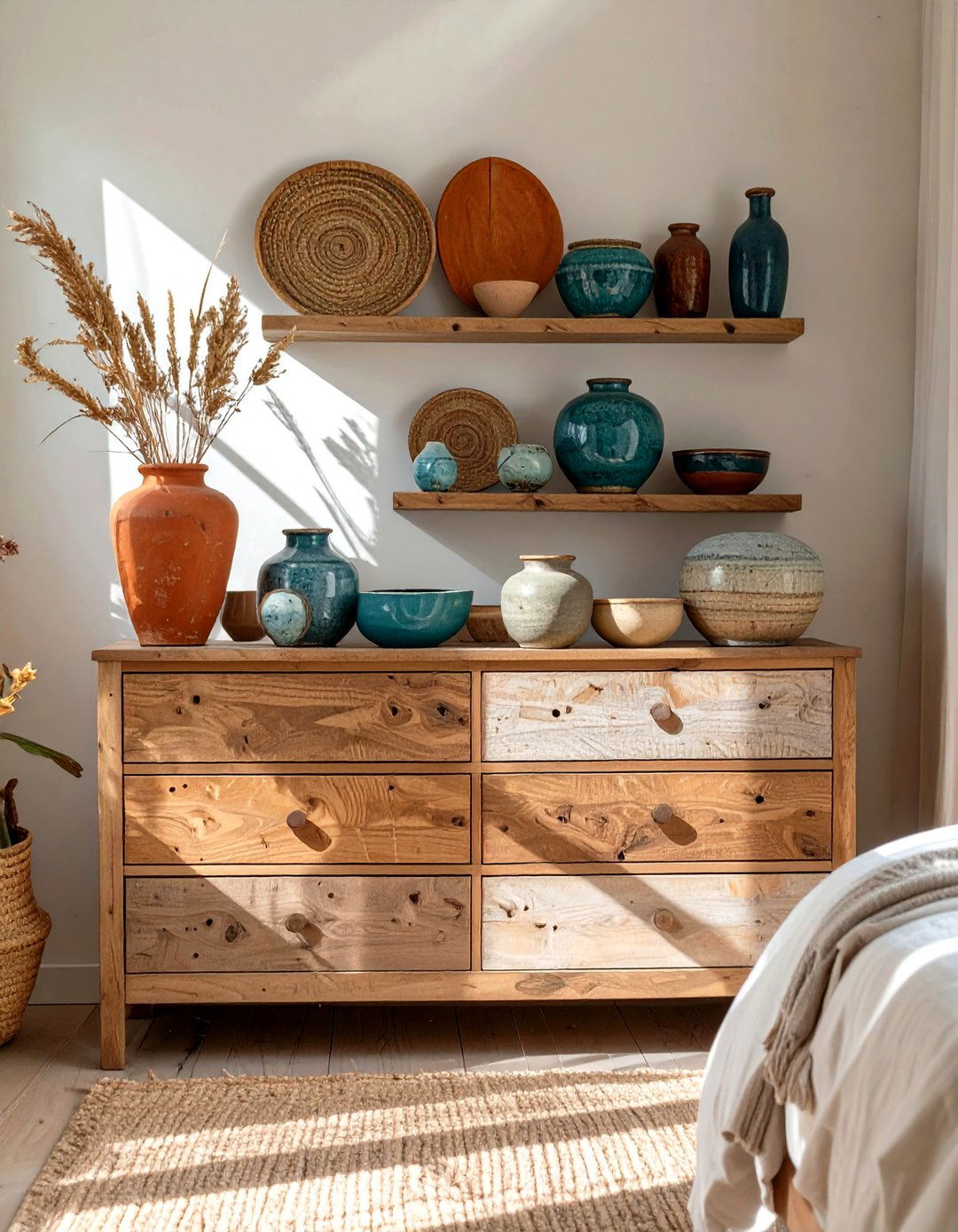 The Artisanal Pottery Bedroom Showcase - 30 master bedroom dresser decor ideas