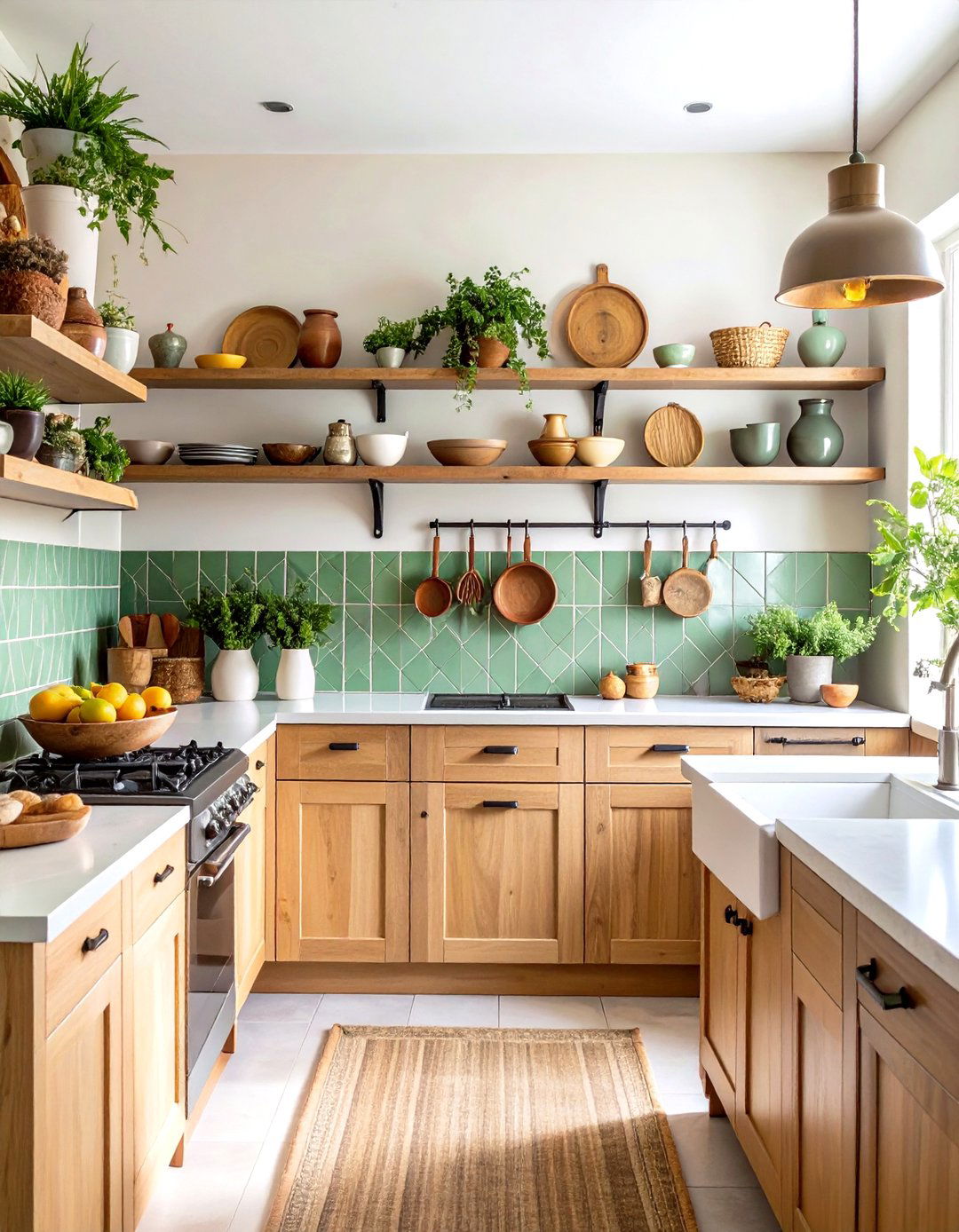The Artisans Ceramic Kitchen - 30 earthy boho kitchen ideas