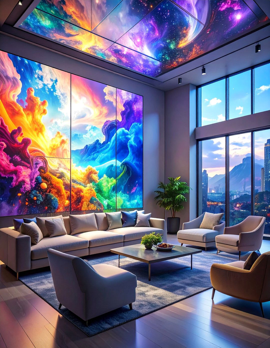 30 AI Living Room Design Ideas for a Cozy Modern Home