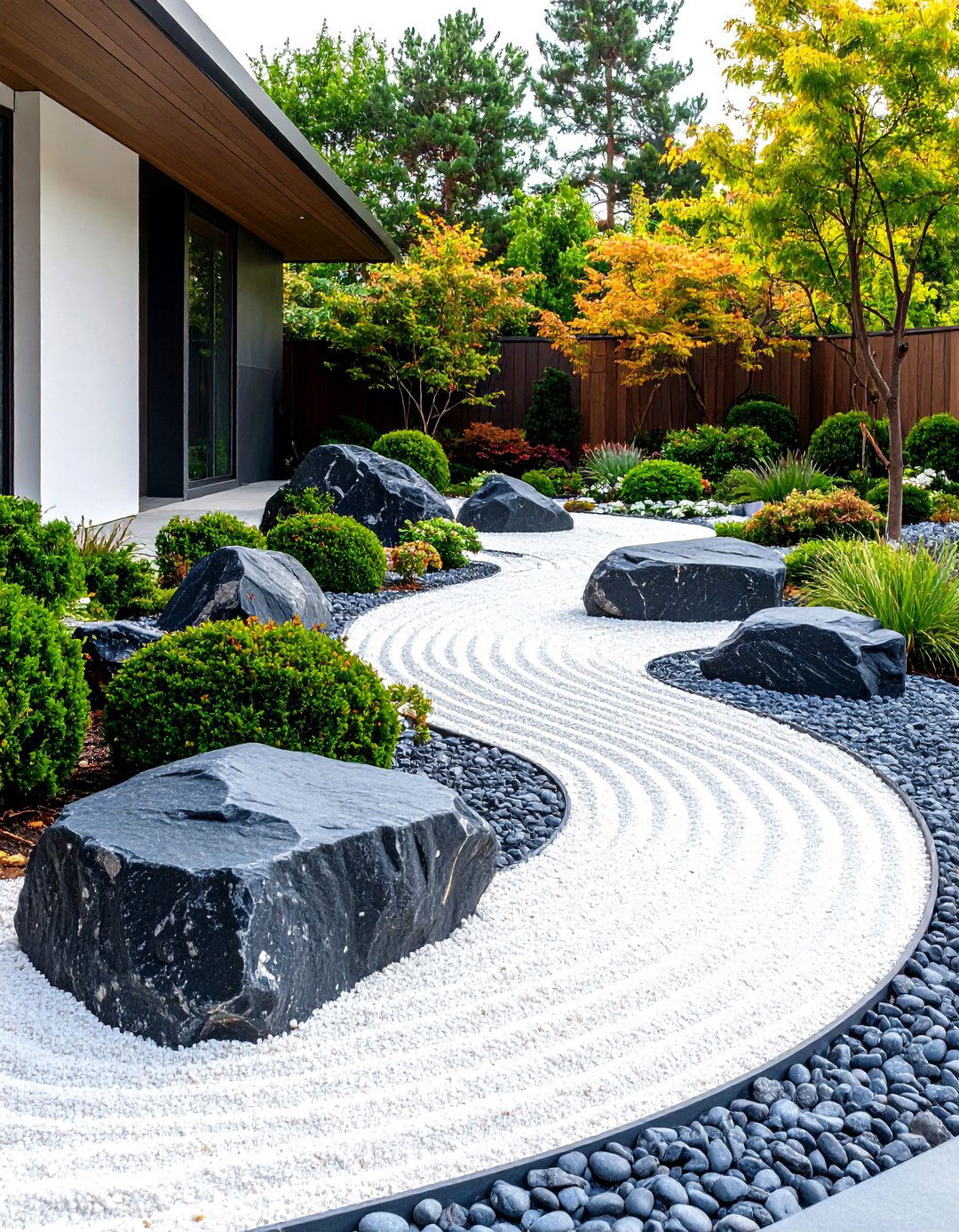 The Artistic Gravel and Stone Garden - 30 front yard decor ideas