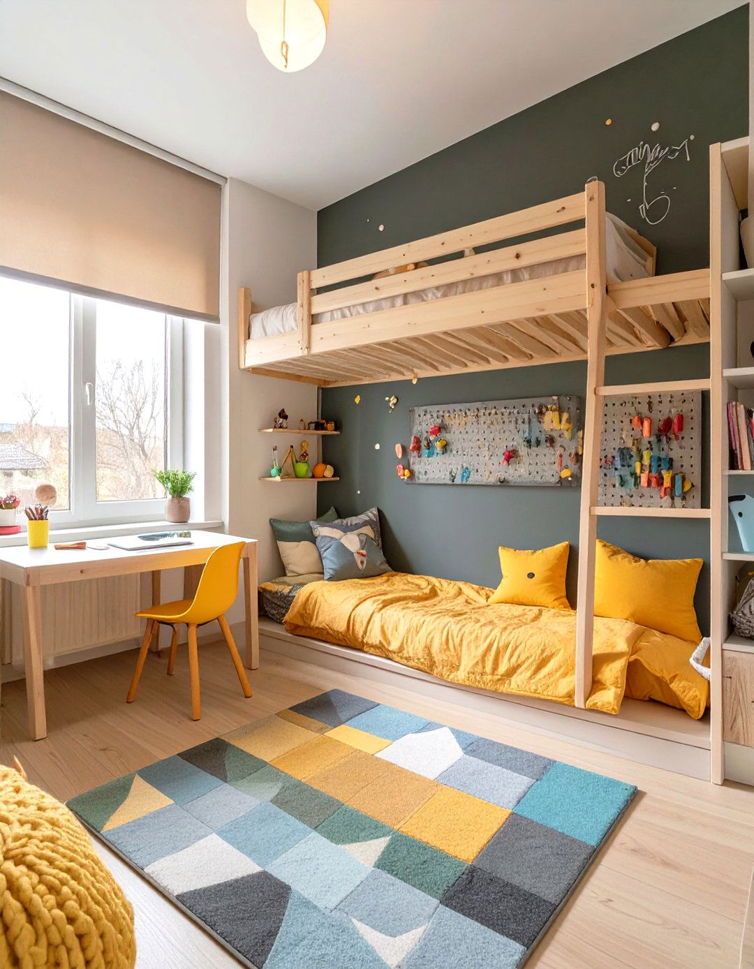 The Artistic Studio Bedroom - 30 kids bedroom ideas
