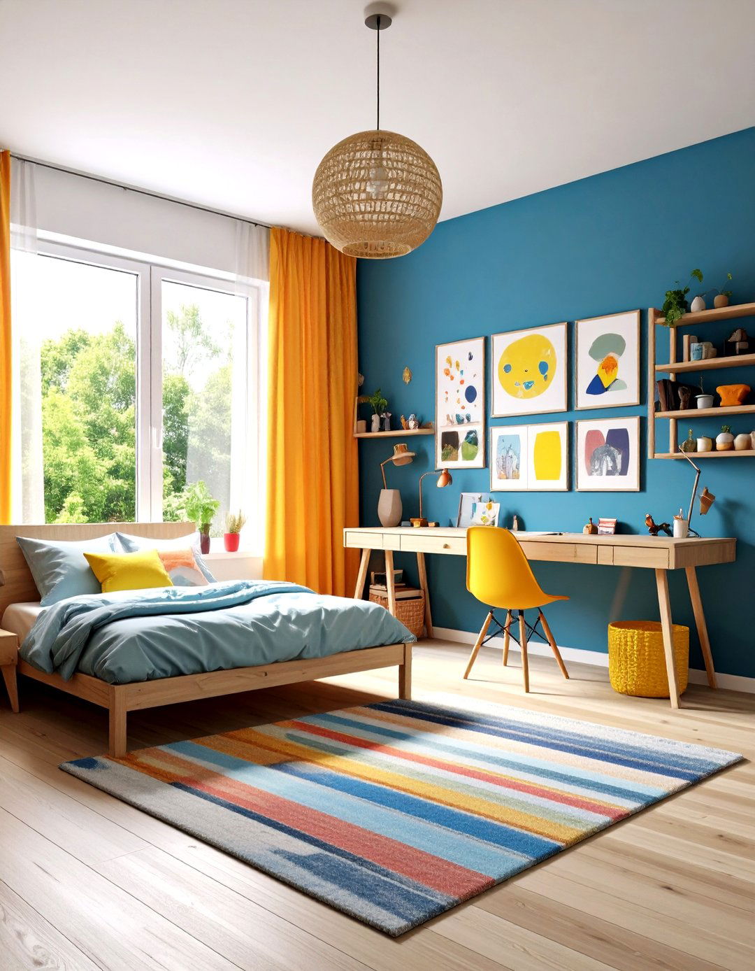 The Artistic Studio Bedroom - 30 girl kids bedroom ideas