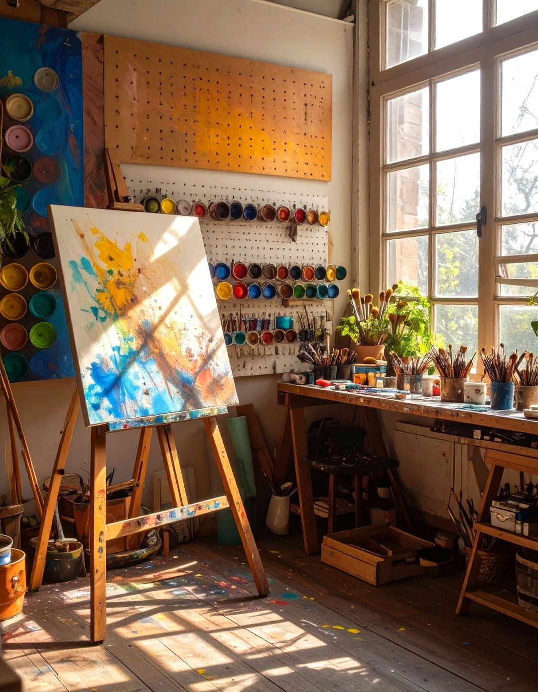 The Artists Creative Studio - 30 low budget small man cave ideas