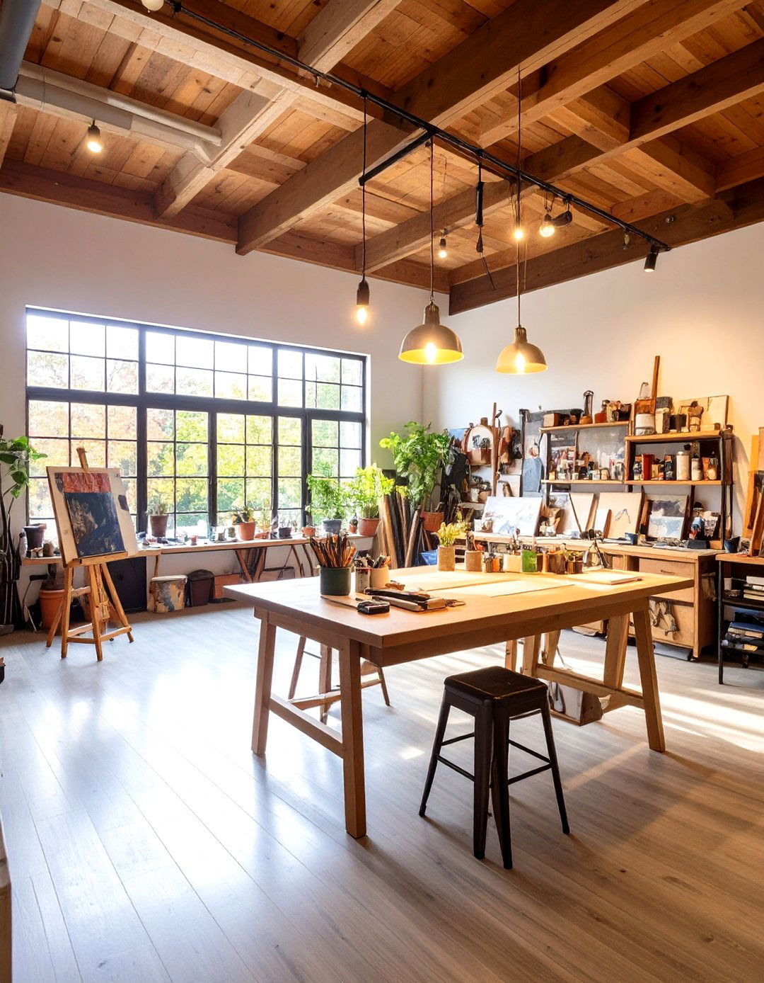 The Artists Creative Studio - 30 2 car garage man cave ideas