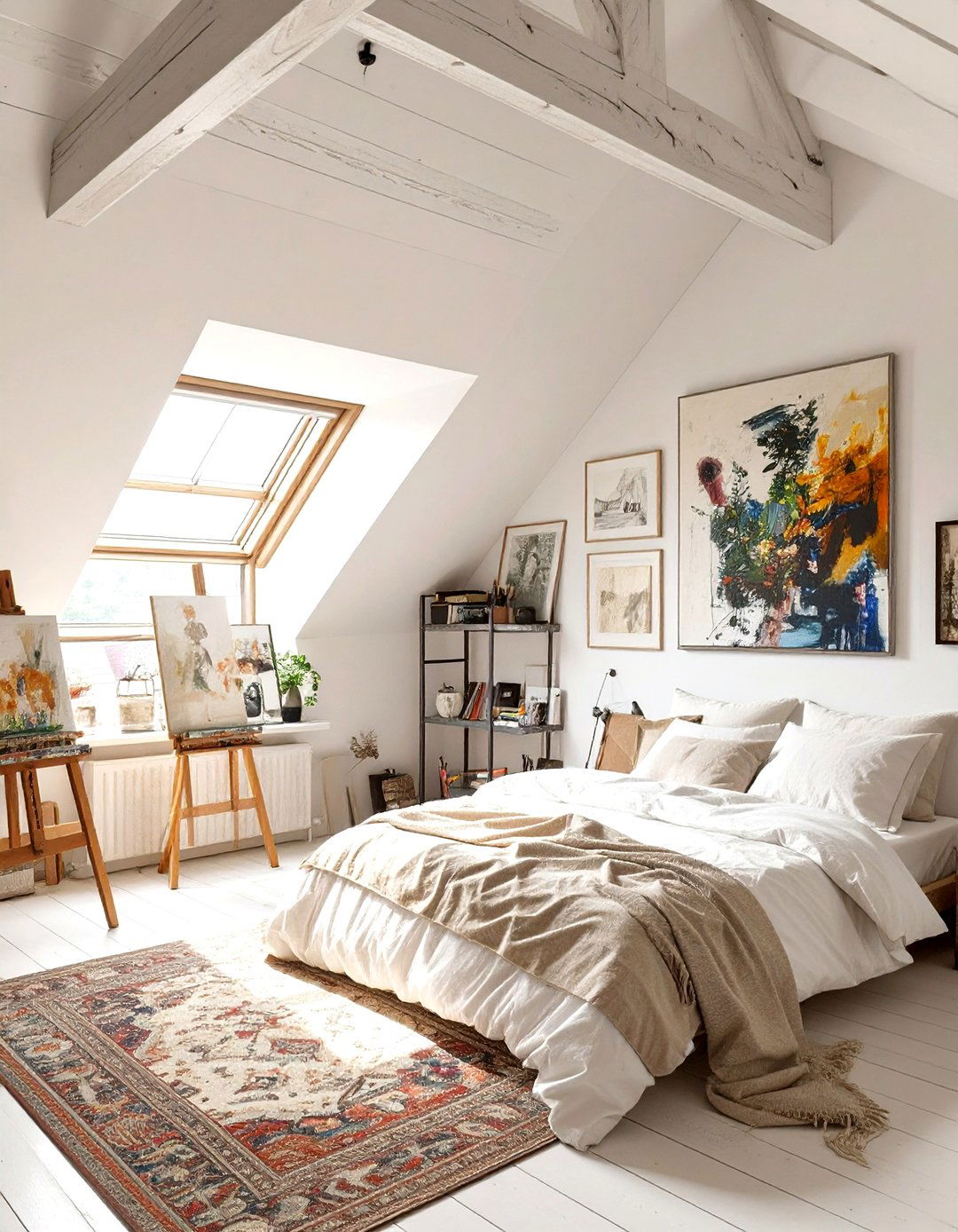 The Artists Loft Bedroom - 30 low sloped ceiling bedroom ideas