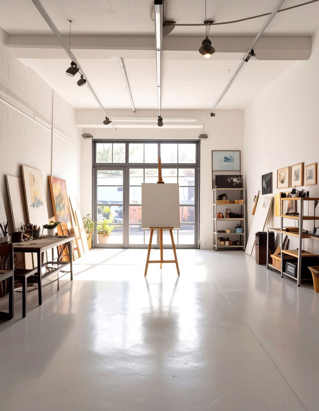 The Artists Studio Garage Shop - 30 garage shop ideas