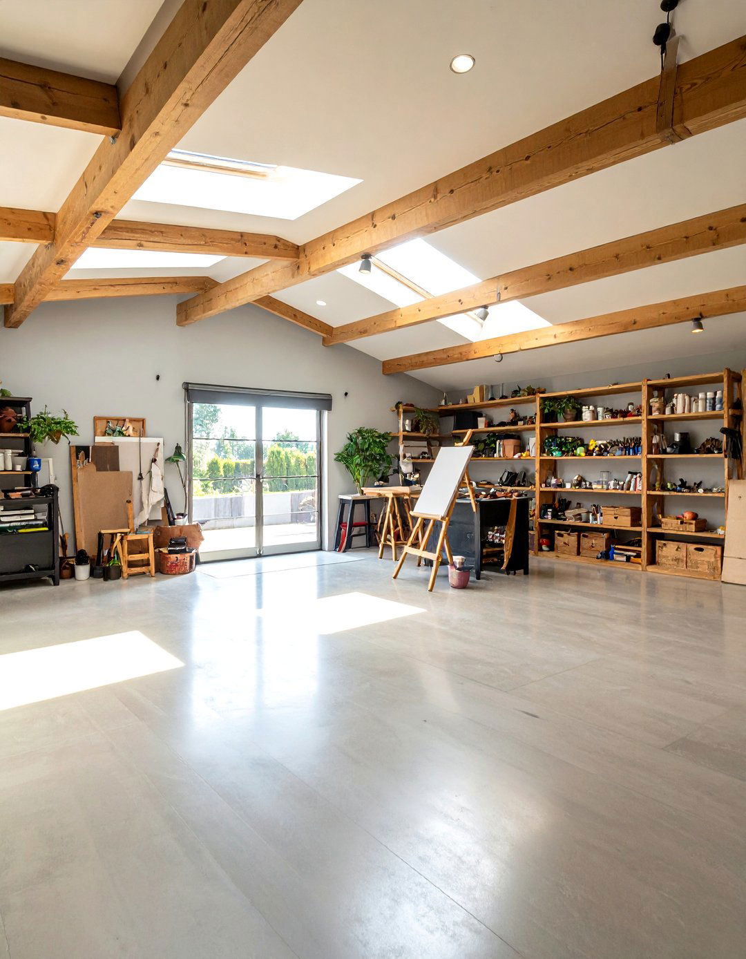 The Artists Studio Garage - 30 2 car garage ideas