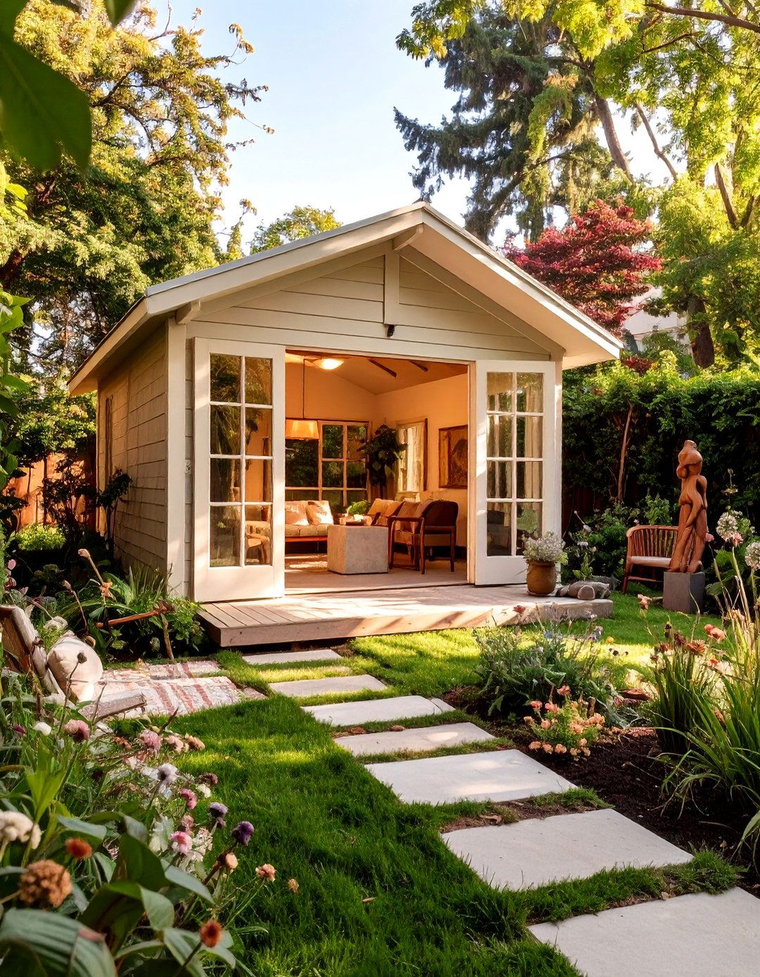 The Artists Studio Garden - 30 backyard remodel ideas