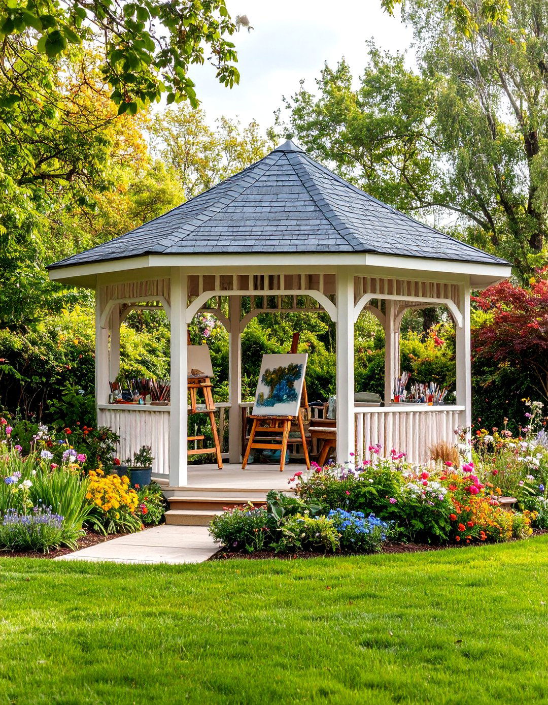 The Artists Studio Gazebo - 30 backyard gazebo ideas