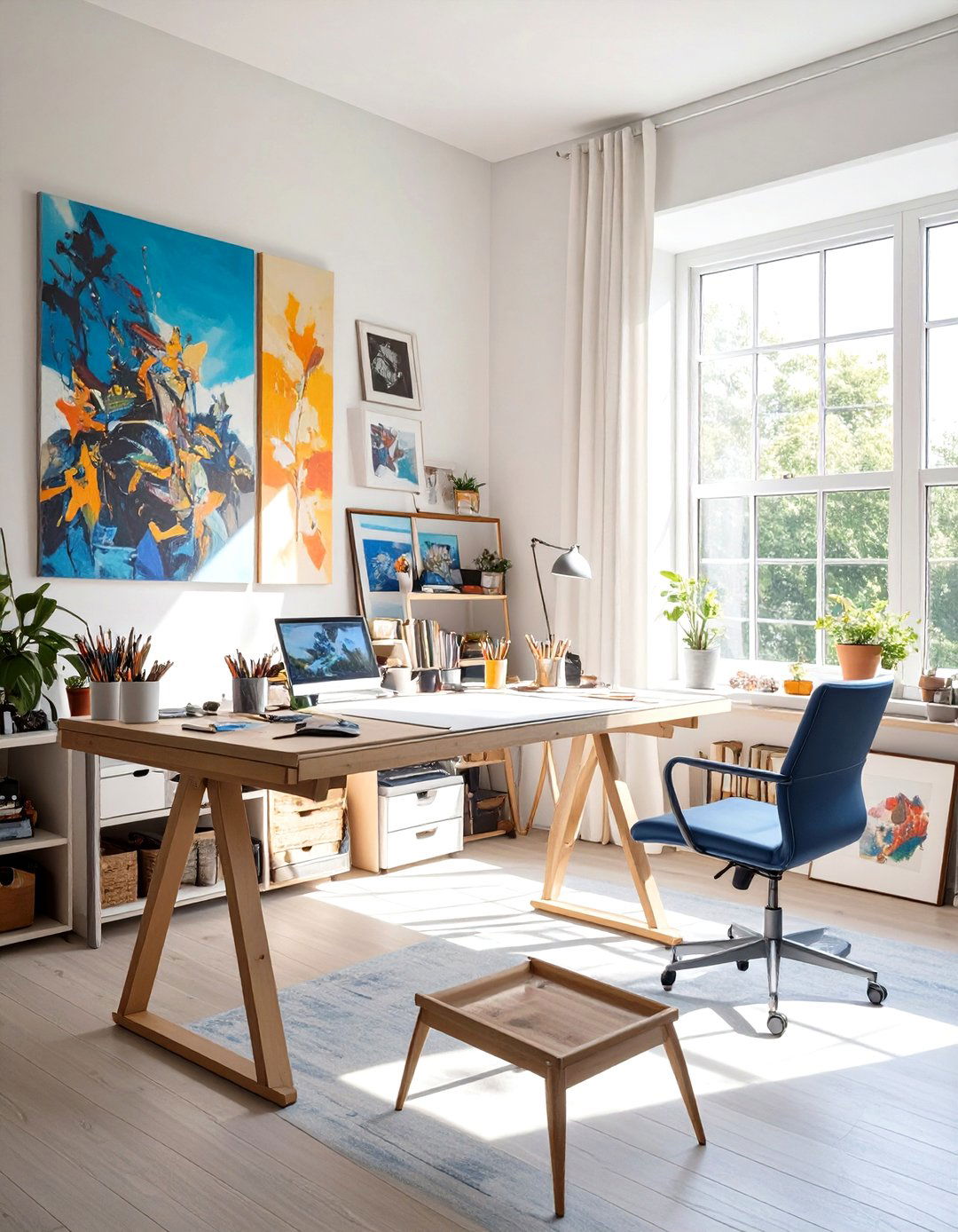 The Artists Studio Home Office - 30 home office furniture ideas