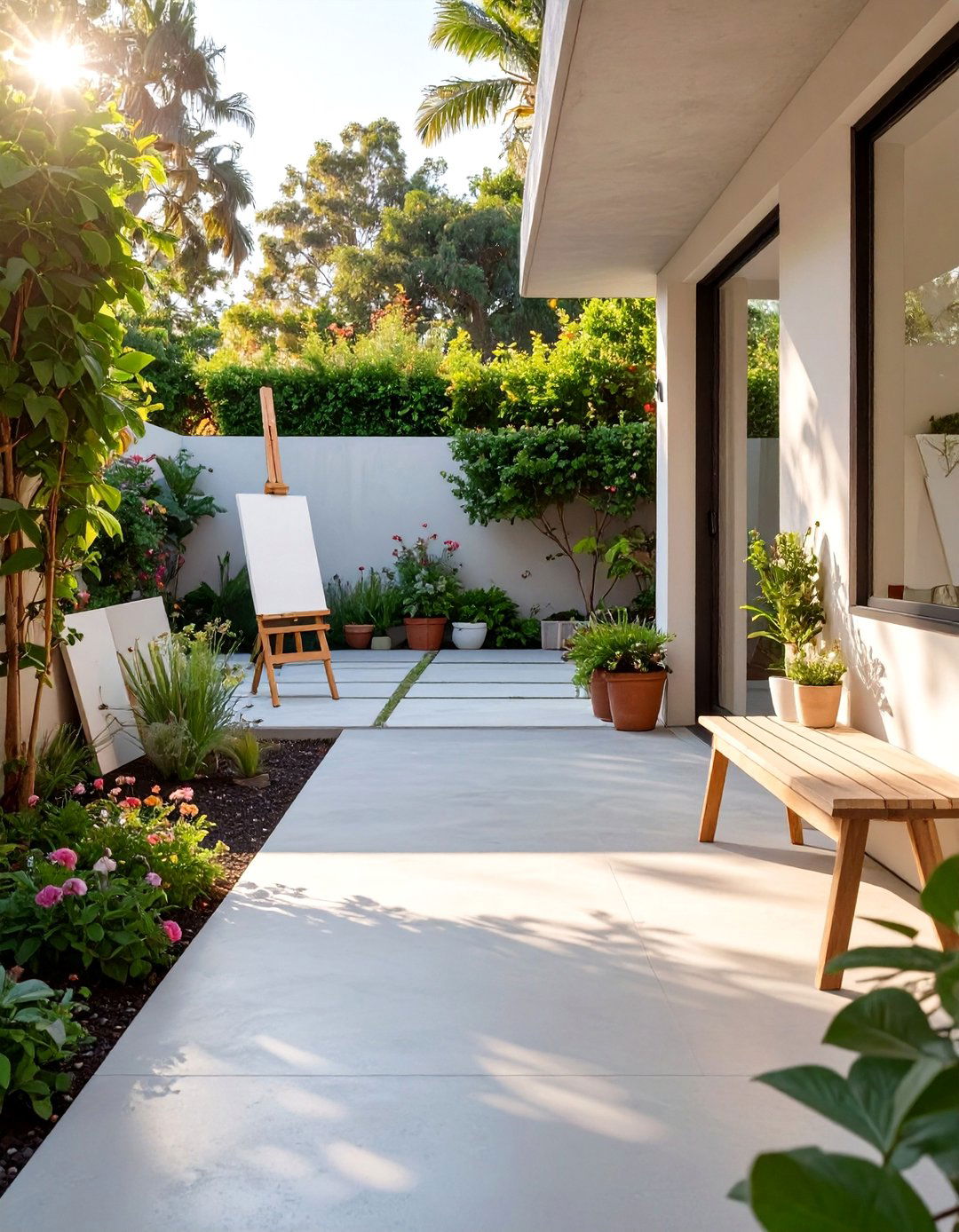 The Artists Studio Patio - 30 deck and patio ideas