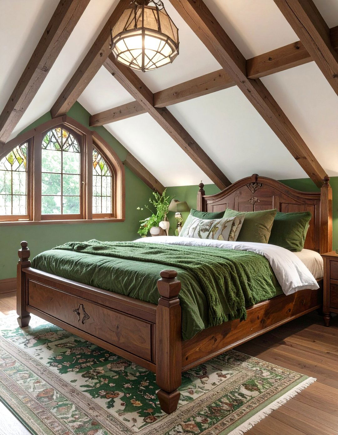 The Arts and Crafts Attic Bedroom - 30 attic bedroom ideas
