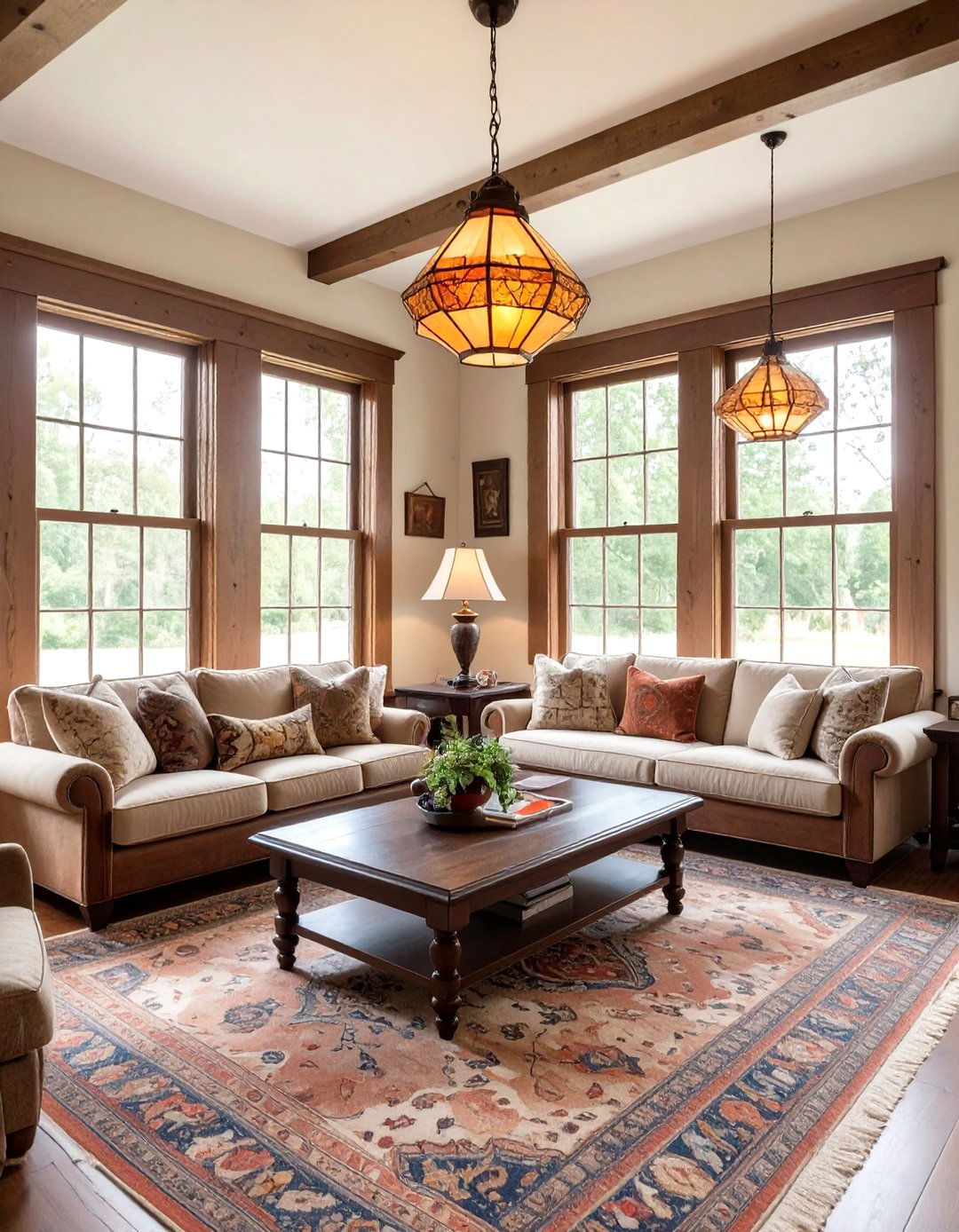The Arts and Crafts Cottage Living Room - 30 cottage living room ideas
