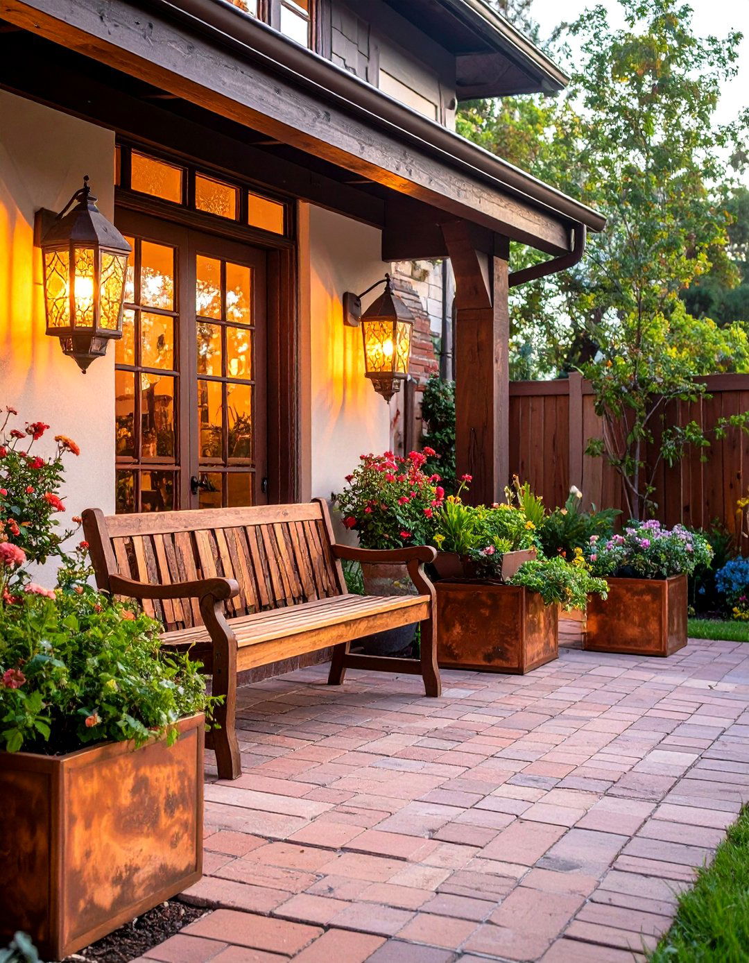 The Arts and Crafts Front Patio - 30 front patio ideas