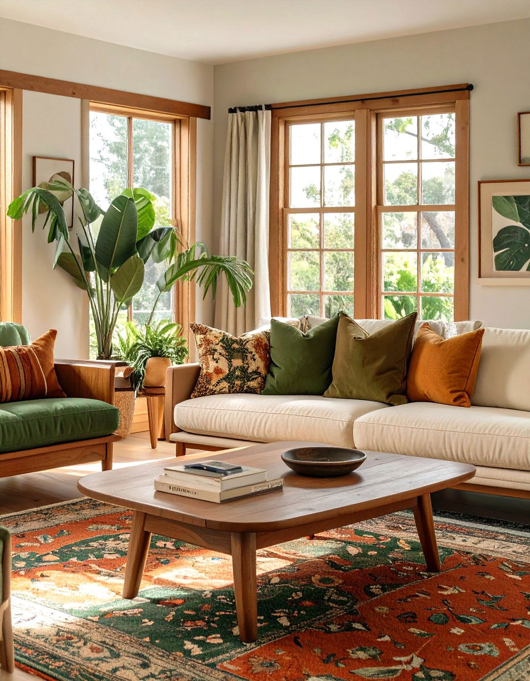 The Arts and Crafts Infused Living Room - 30 mid century living room ideas