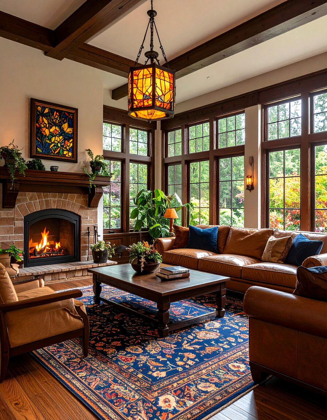 The Arts and Crafts Living Room - 30 decorating ideas for living room