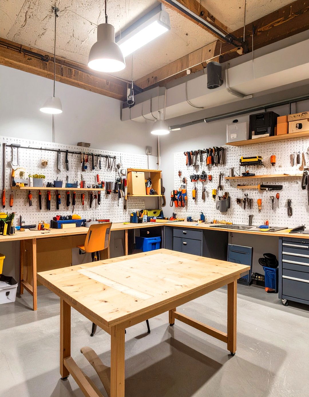 30 Productive Basement Office Ideas for Home Workspaces - We Love Home Blog