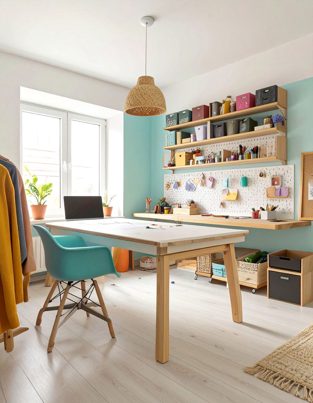 The Arts and Crafts Studio Room - 30 girls room decor ideas