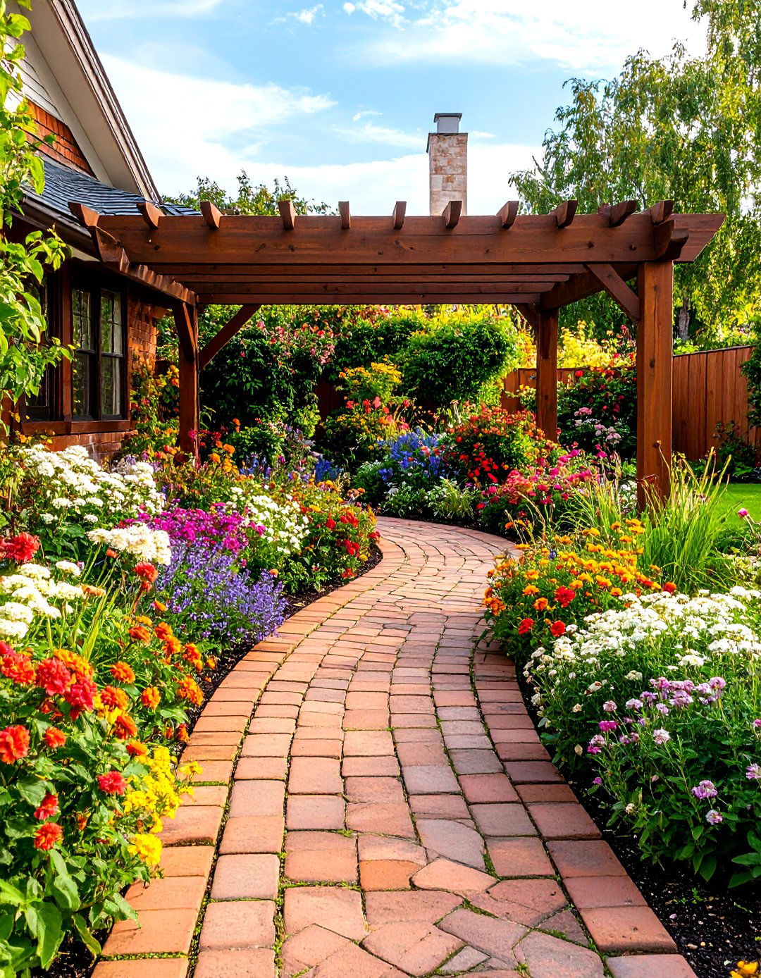 The Arts and Crafts Style Garden - 30 front house landscaping ideas