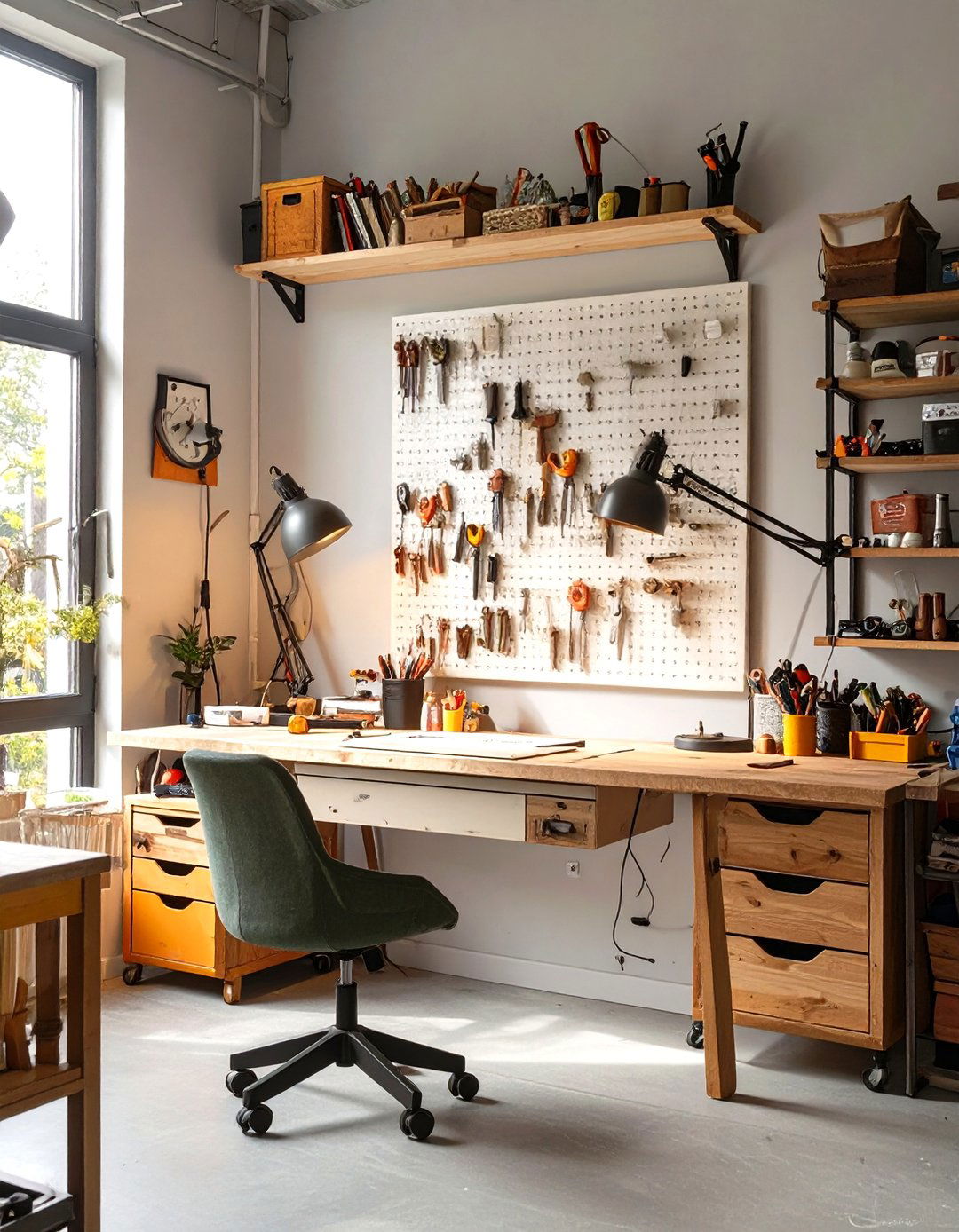 The Arts and Crafts Workspace - 30 ikea interior design ideas