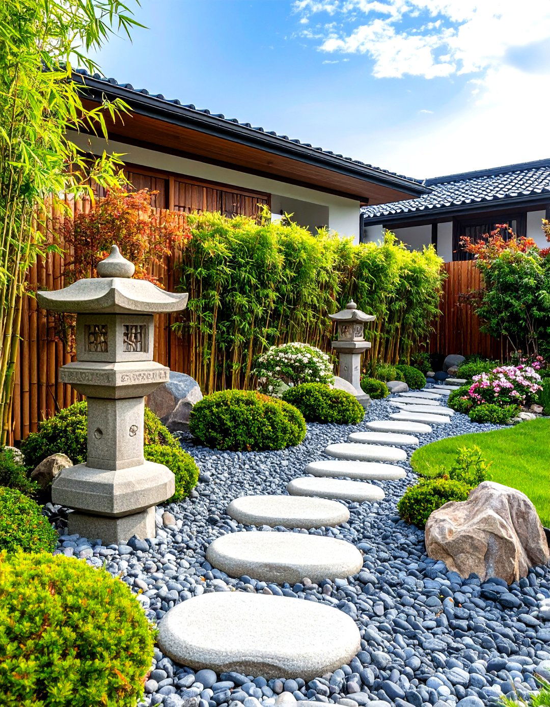 The Asian Inspired Bamboo Garden - 30 landscape ideas for front of house