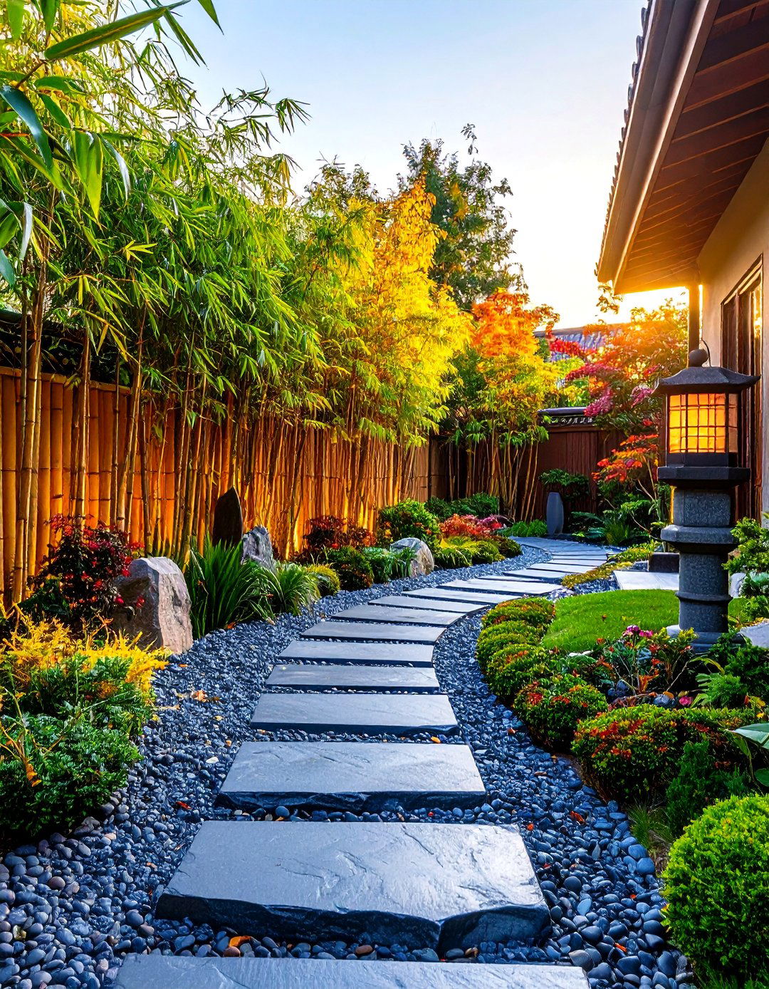 The Asian Inspired Bamboo Garden - 30 landscaping ideas for front yard