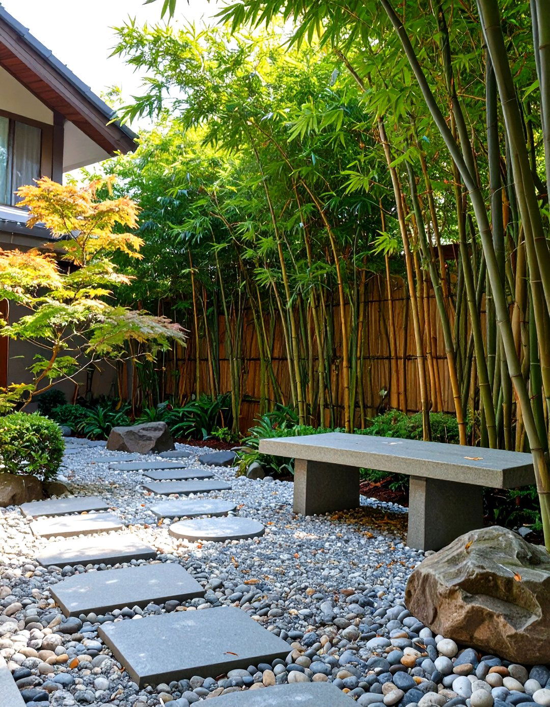 The Asian Inspired Bamboo Grove - 30 front of house landscaping ideas