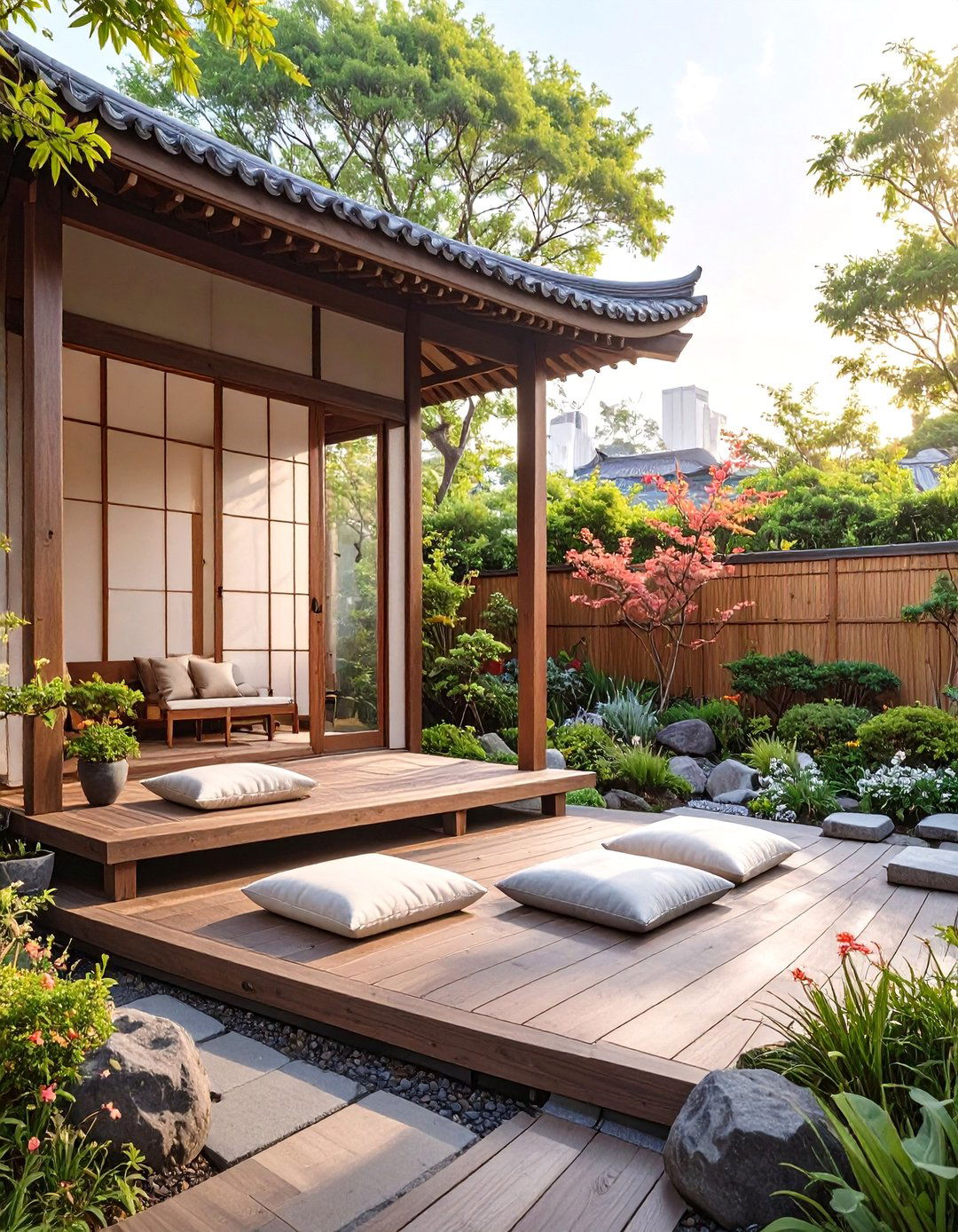 The Asian Inspired Teahouse Deck - 30 deck designs