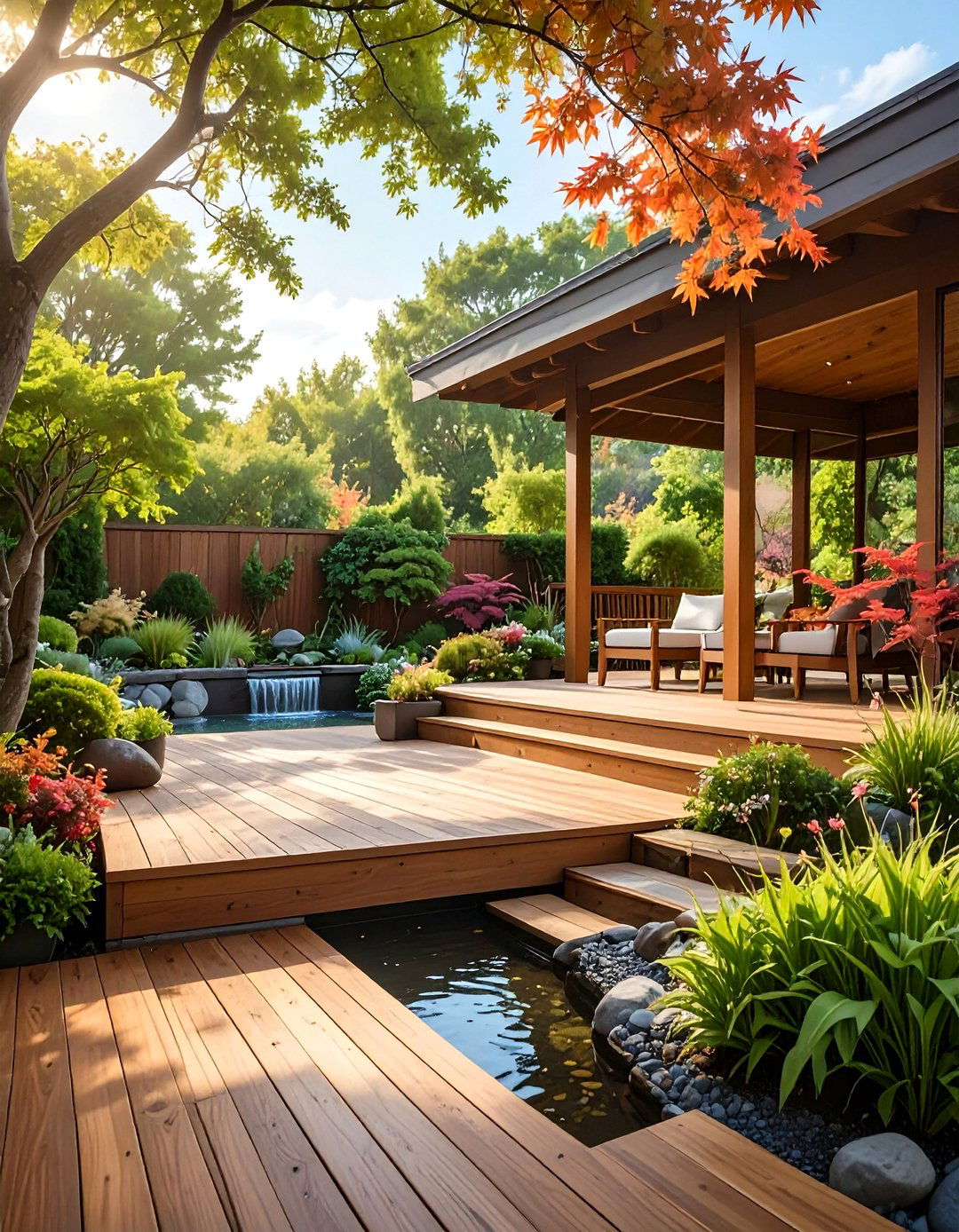 30 Best Backyard 2 Level Deck Designs for More Space - We Love Home Blog
