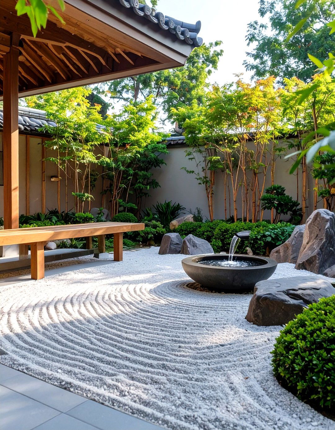 The Asian Zen Garden Patio - 30 interior design websites free ideas
