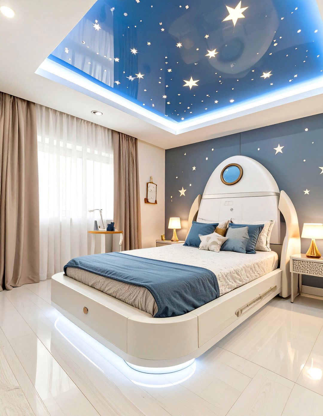The Aspiring Astronauts Quarters - 30 interior design for kids' rooms ideas